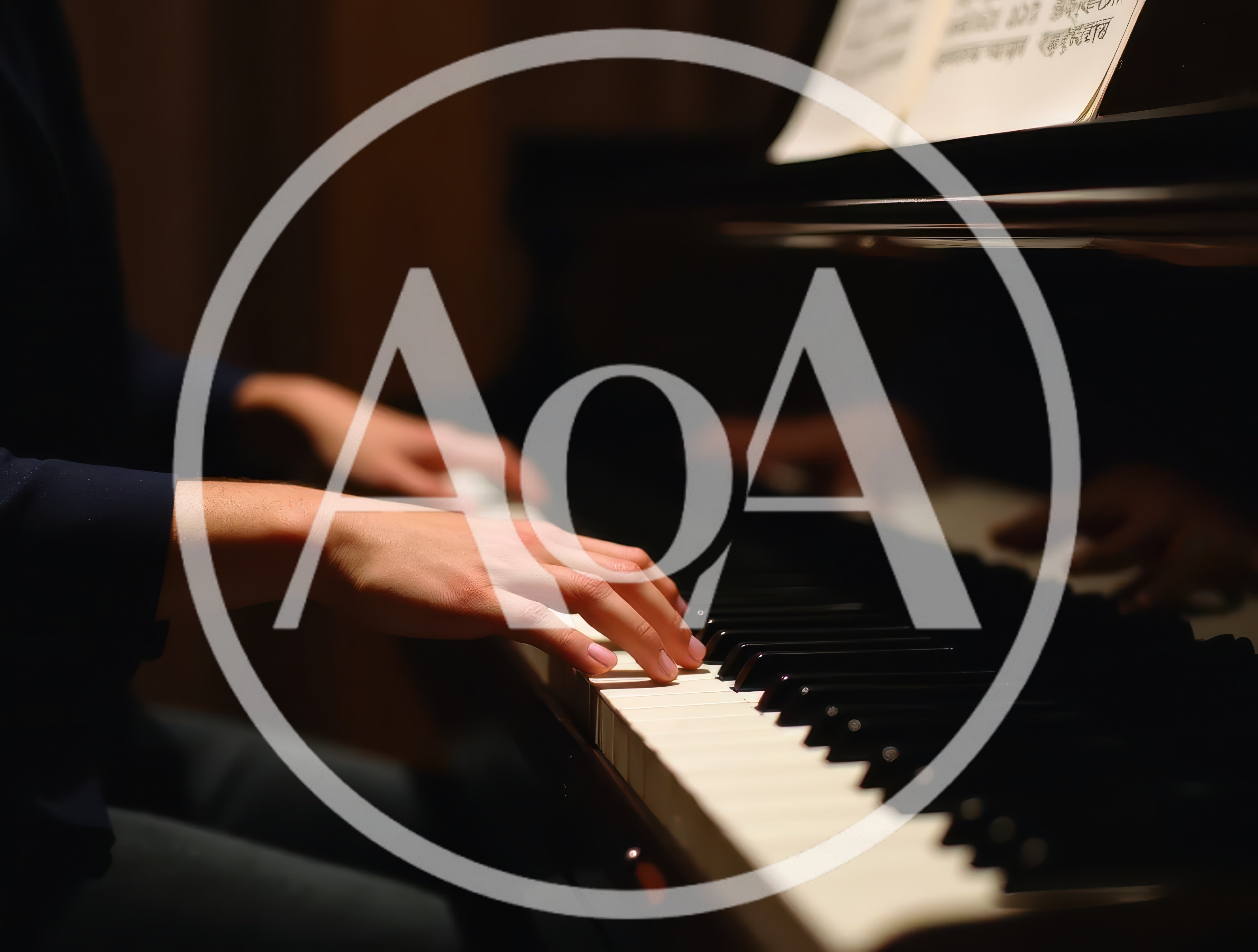 Pianist Playing Classical Music On A Grand Piano