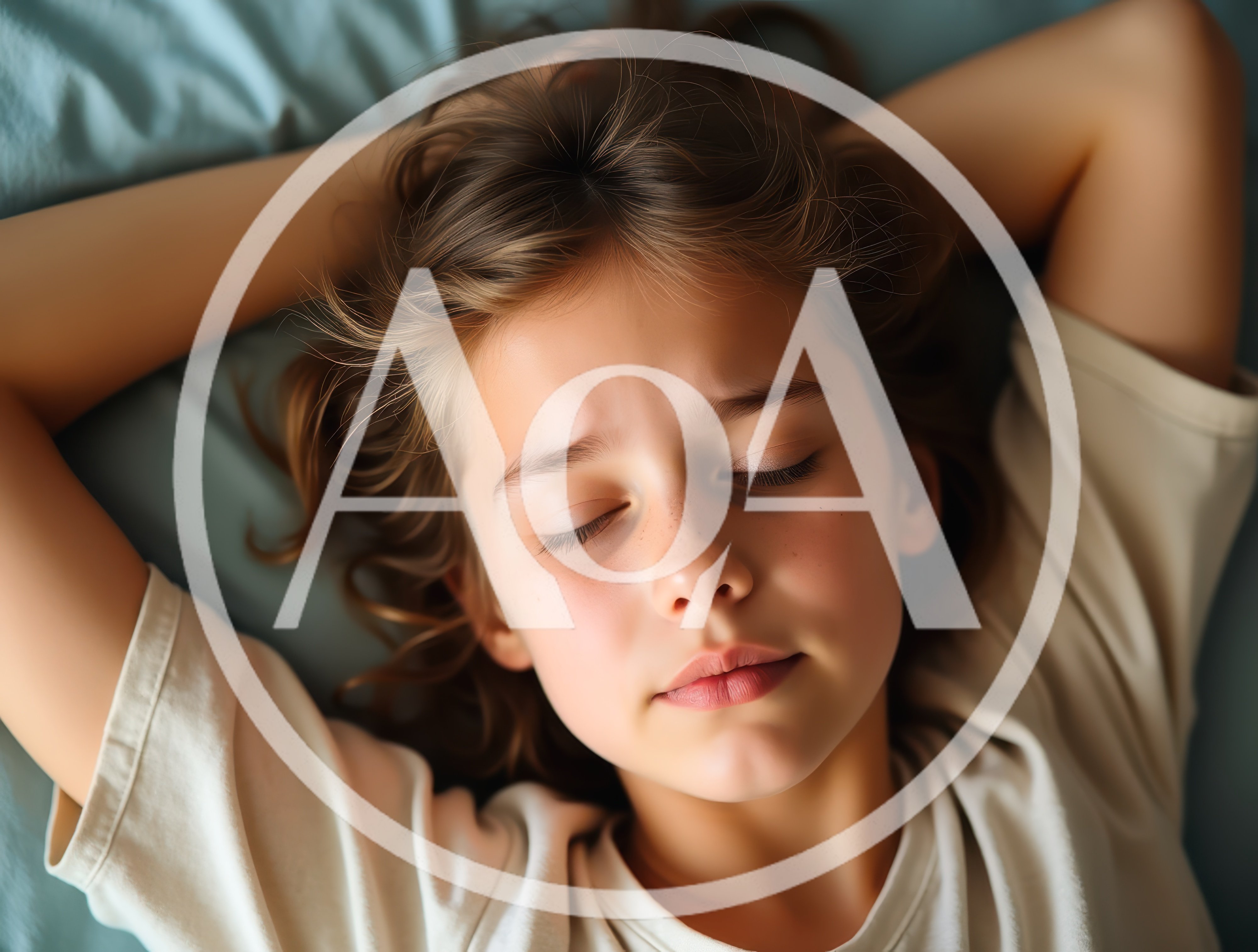 Young Child Sleeping Peacefully In Bed