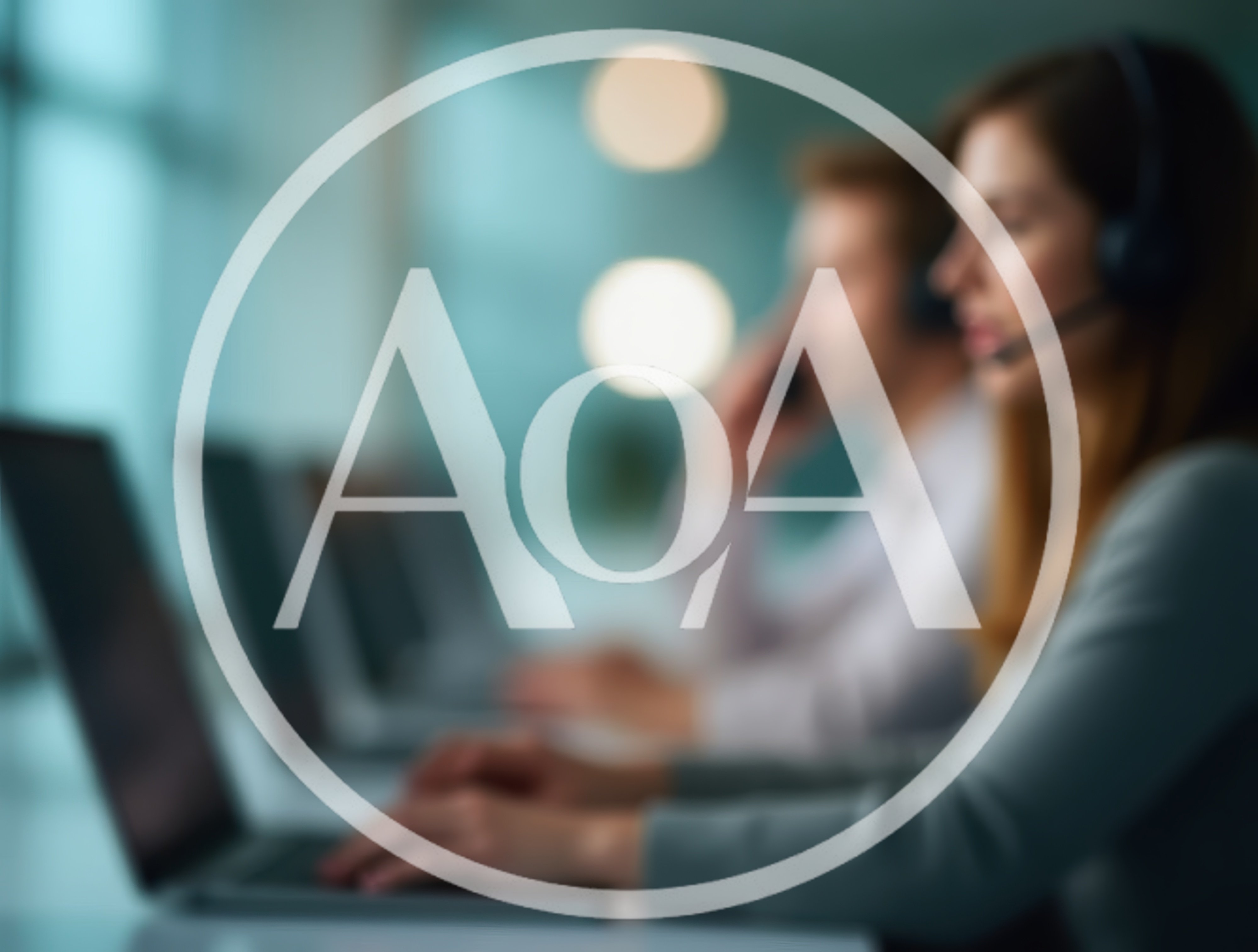 Customer Service Representatives Working In A Modern Office