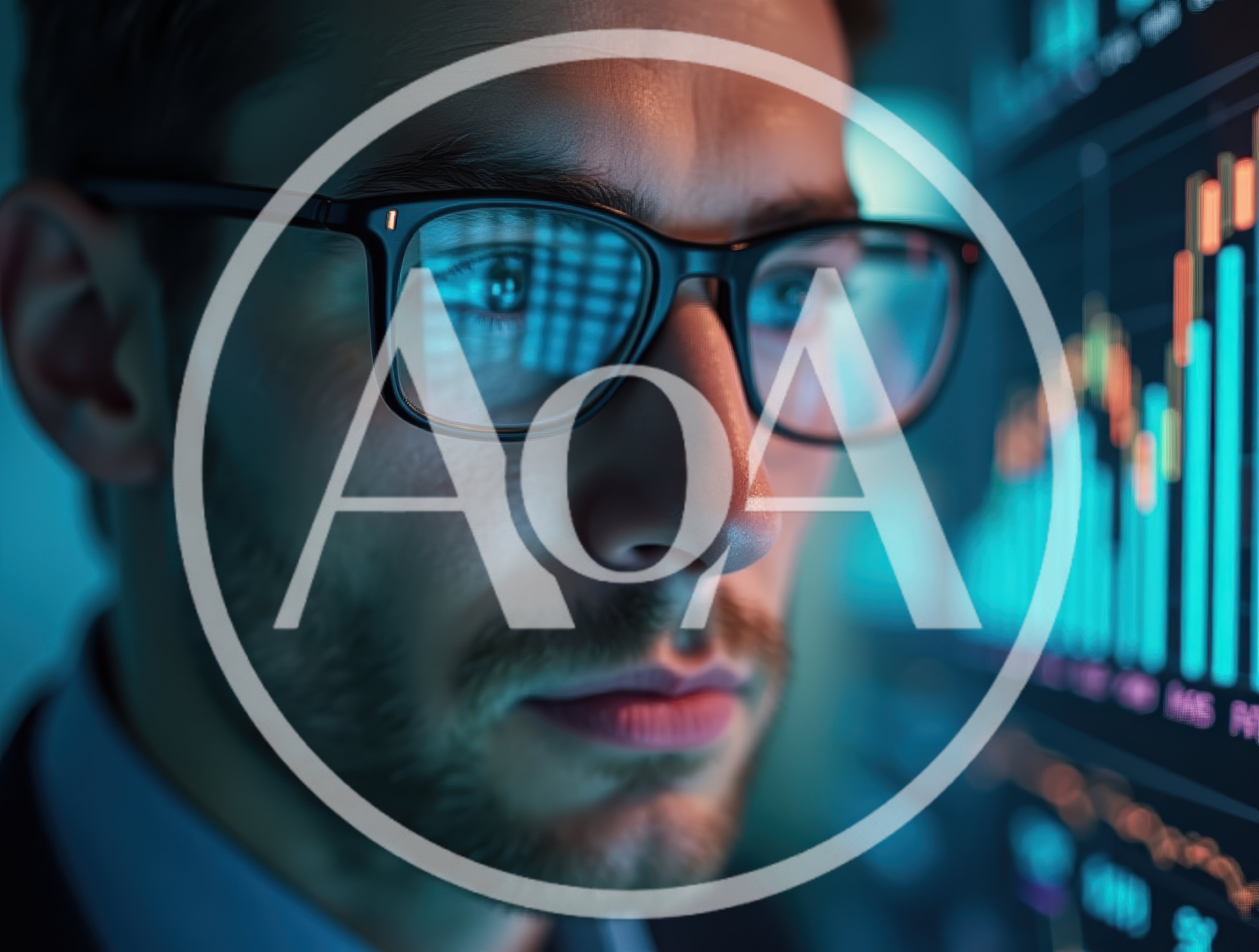 Professional Financial Analyst Monitoring Real Time Stock Market Data