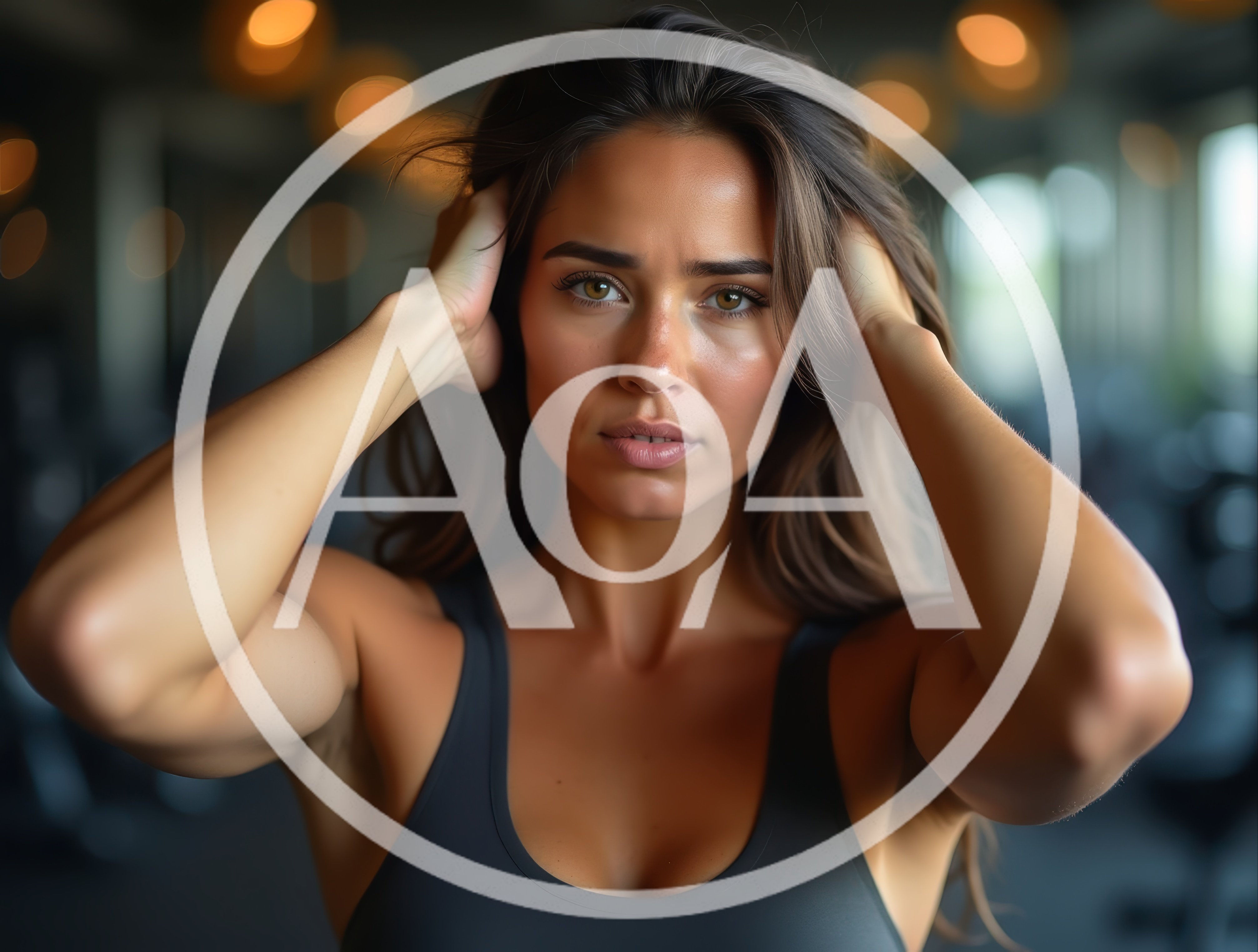 Fit Woman Posing In A Modern Gym Setting