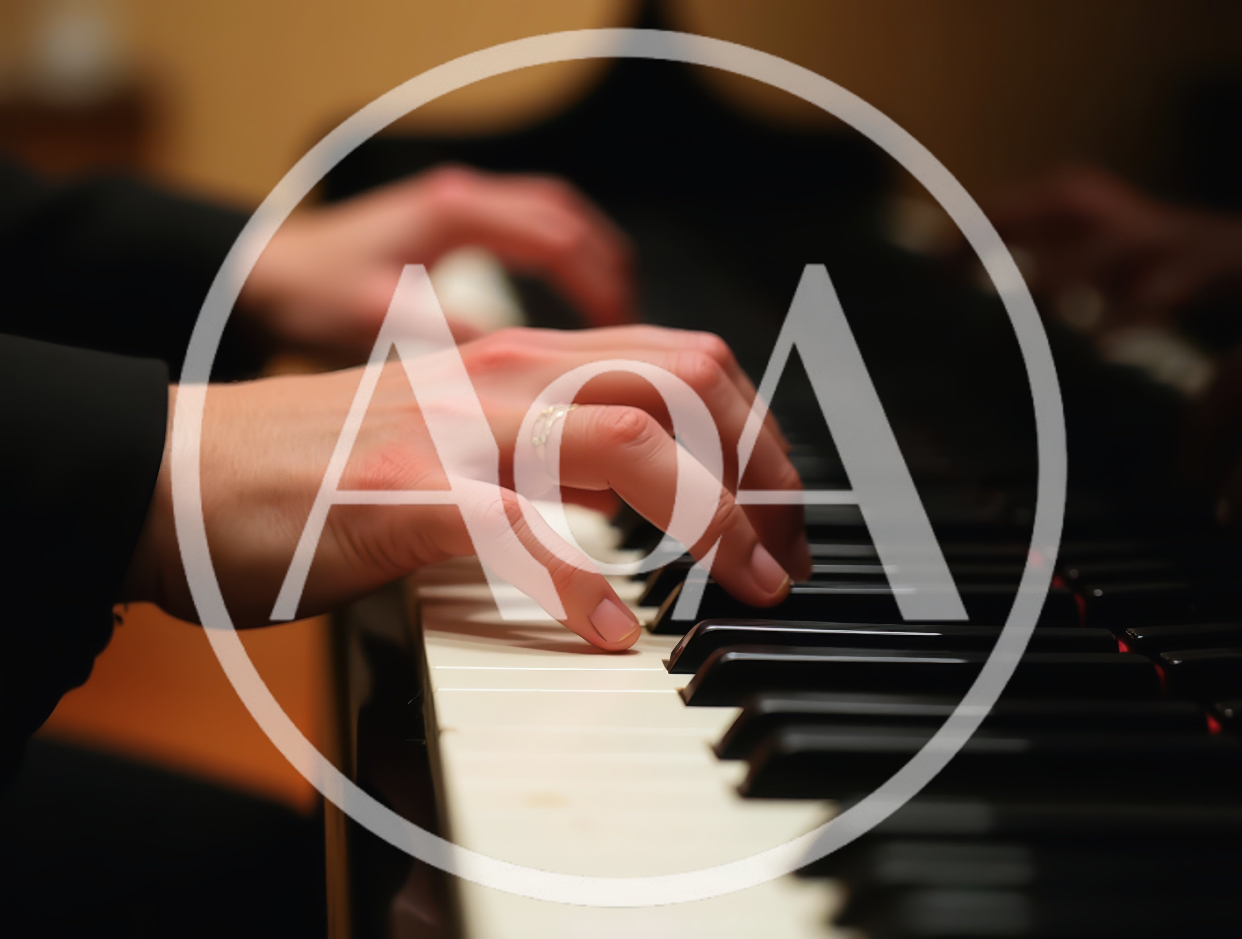 Close Up Of Pianist Hands Playing Grand Piano