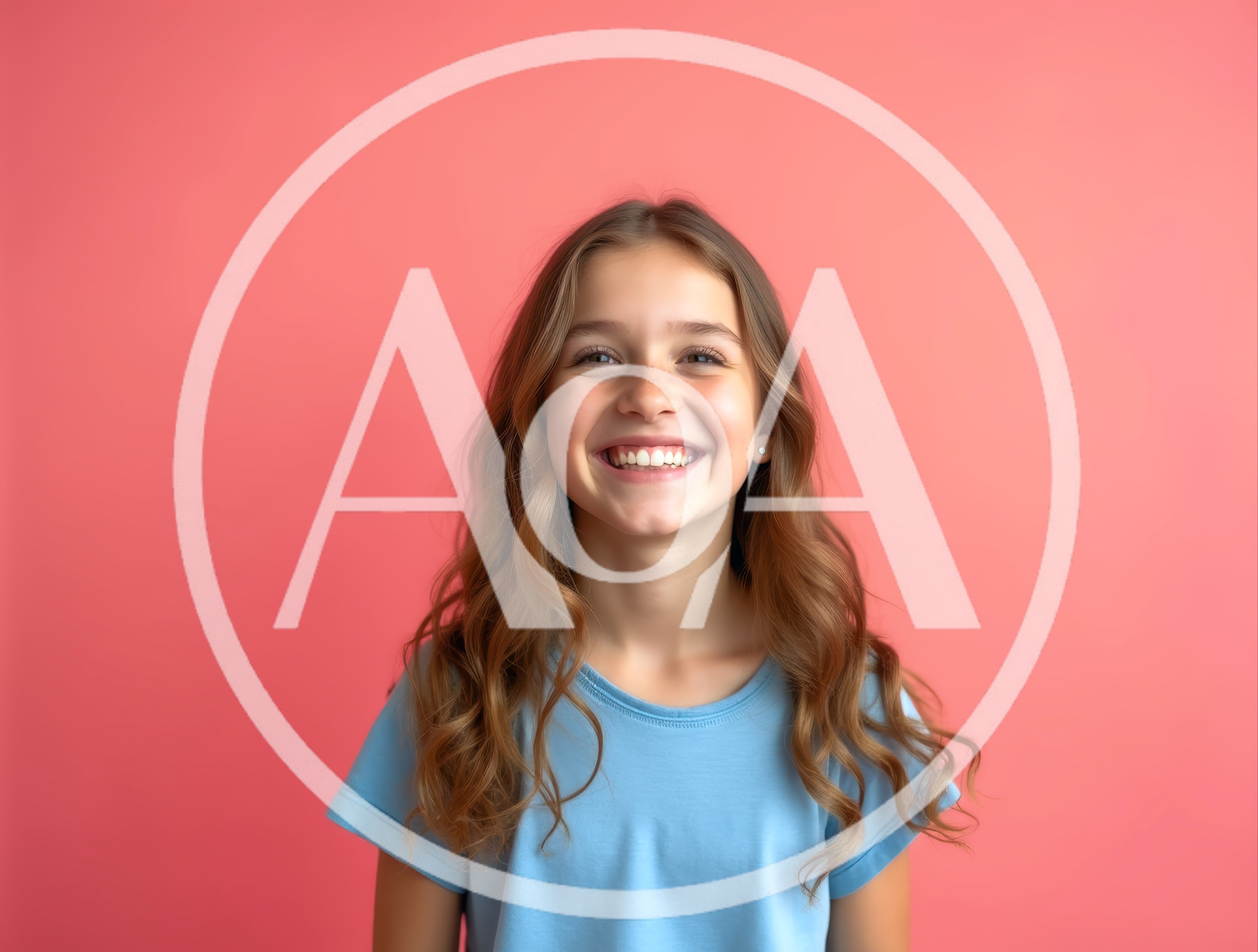 Portrait Of A Happy Young Girl Smiling