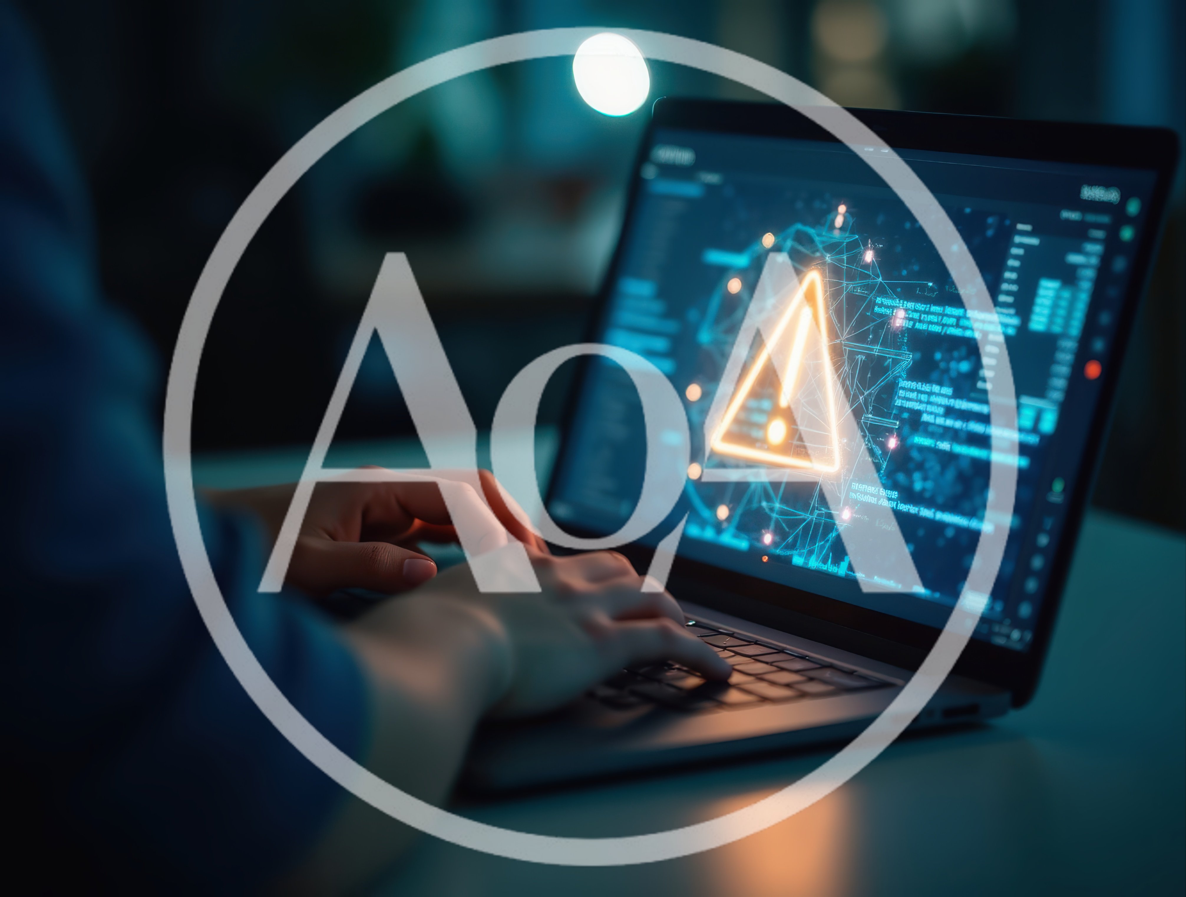 Cybersecurity Professional Investigating A Digital Security Alert