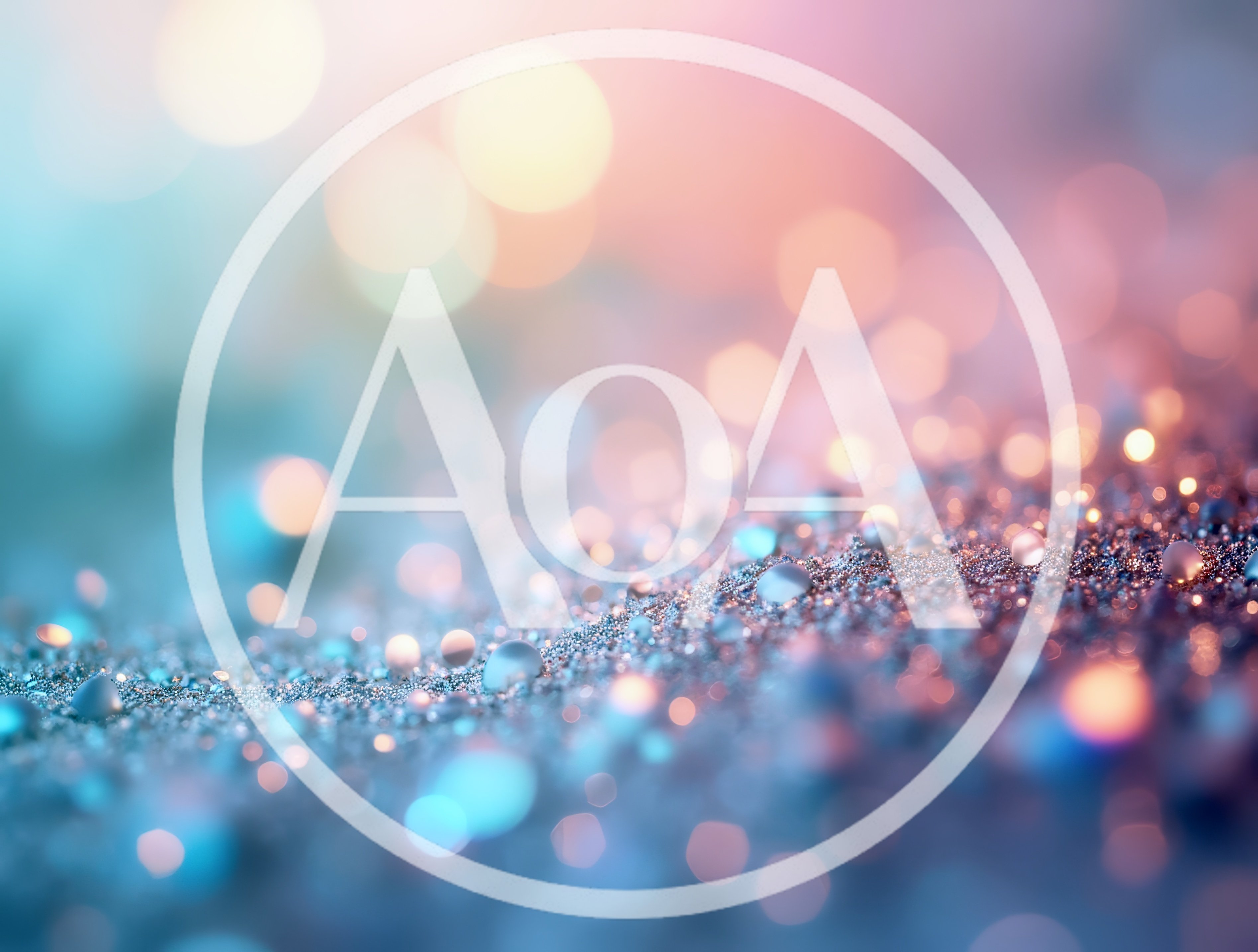 Abstract Glittering Background With Soft Bokeh Light Effects