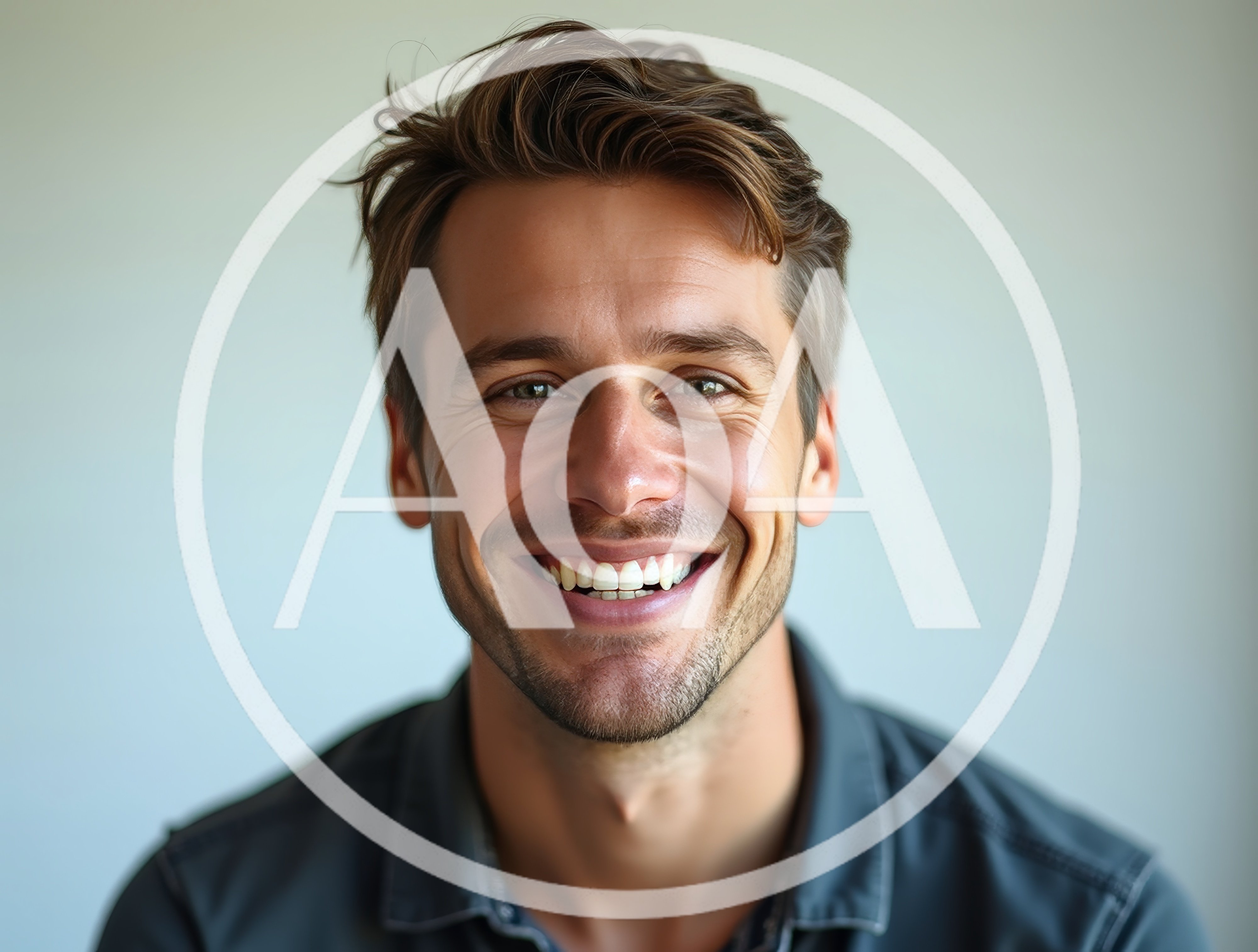 Portrait Of A Smiling Young Man