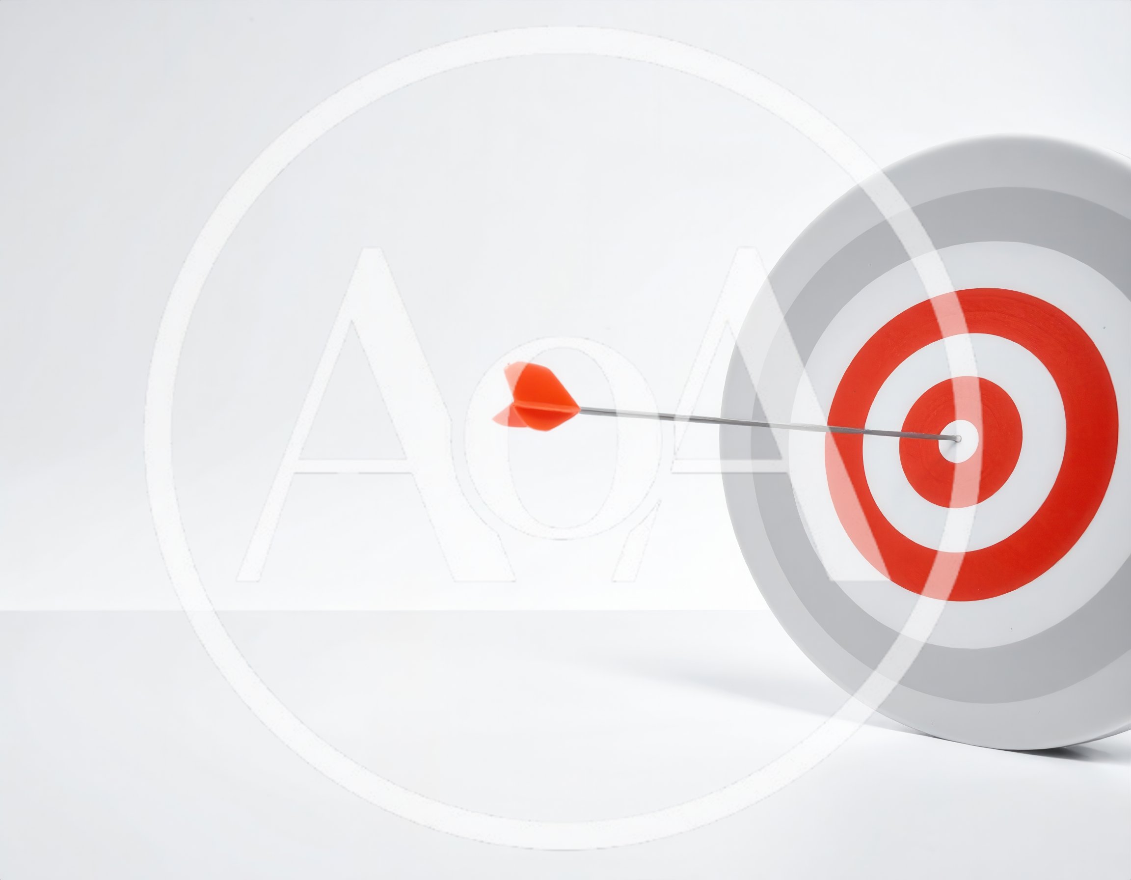 Dart Hitting The Center Of A Target
