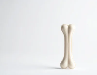 Single Dog Bone Treat Standing Upright