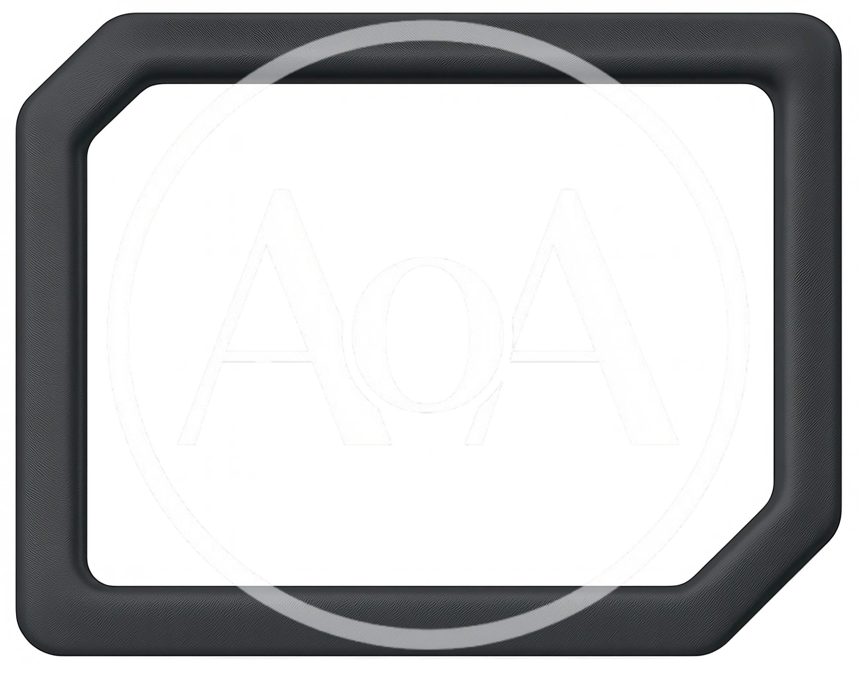 SIM Card Tray Frame Isolated On White Background