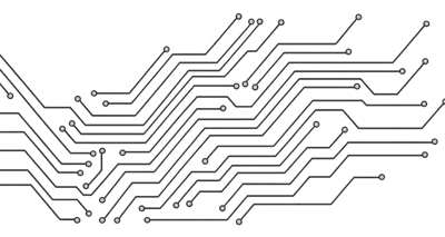 Abstract Digital Circuit Board Lines Background