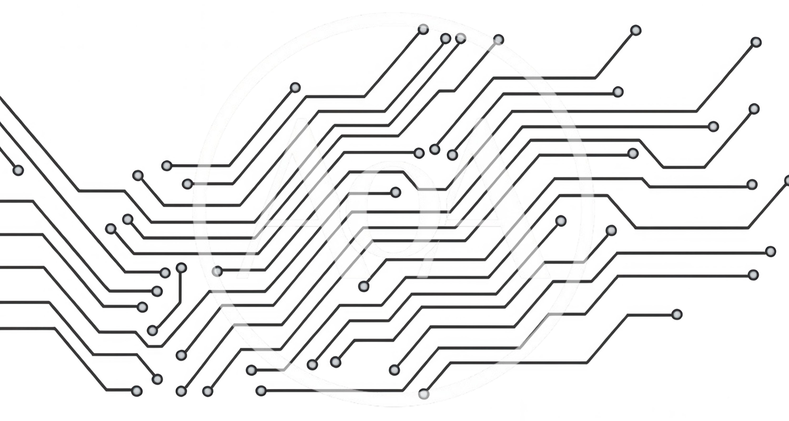 Abstract Digital Circuit Board Lines Background