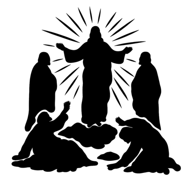 Black Silhouette Of A Standing Person In A Cloak