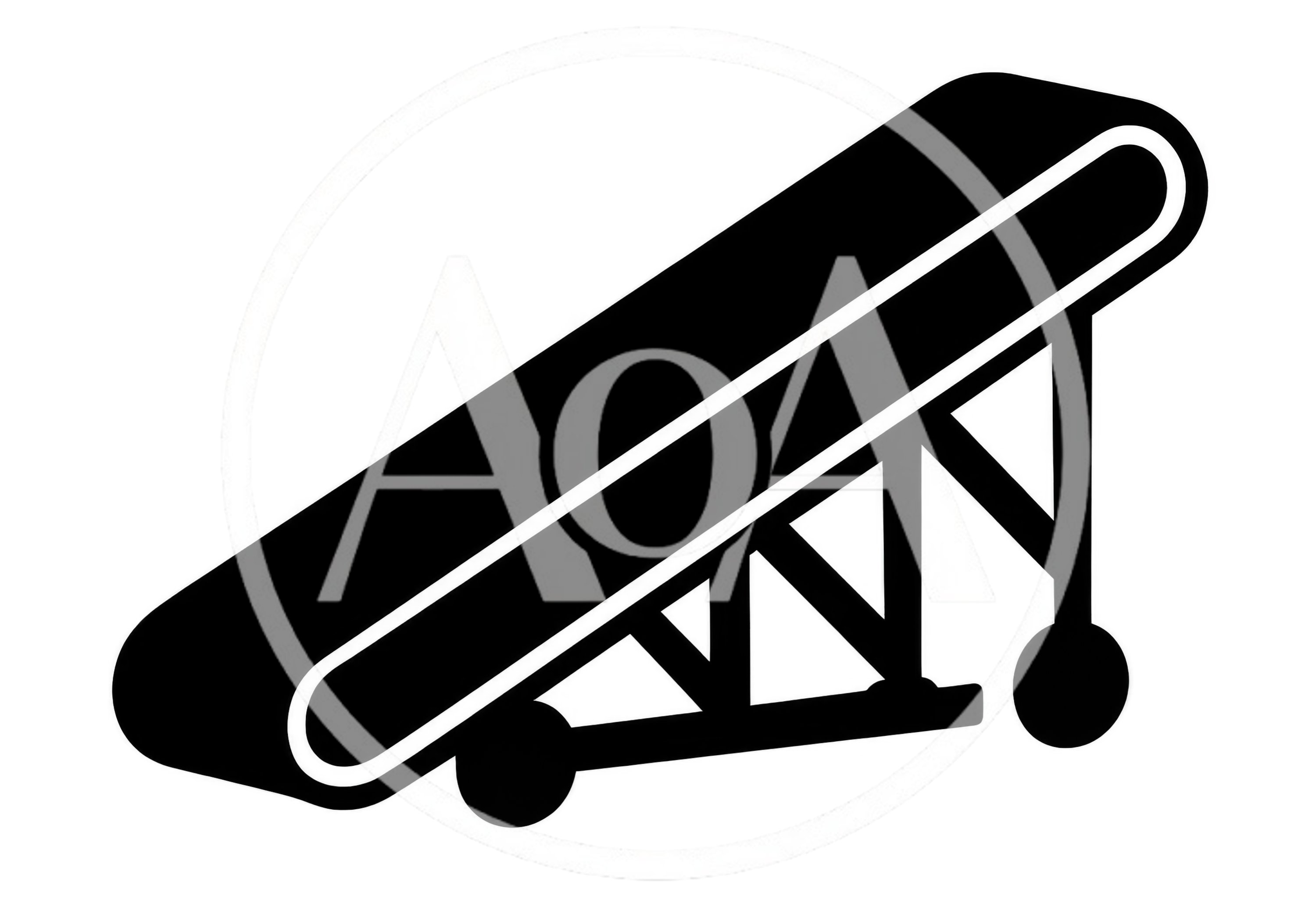 Black Silhouette Icon Of An Inclined Conveyor Belt