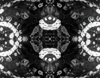 Abstract Monochrome Tie Dye Pattern Background