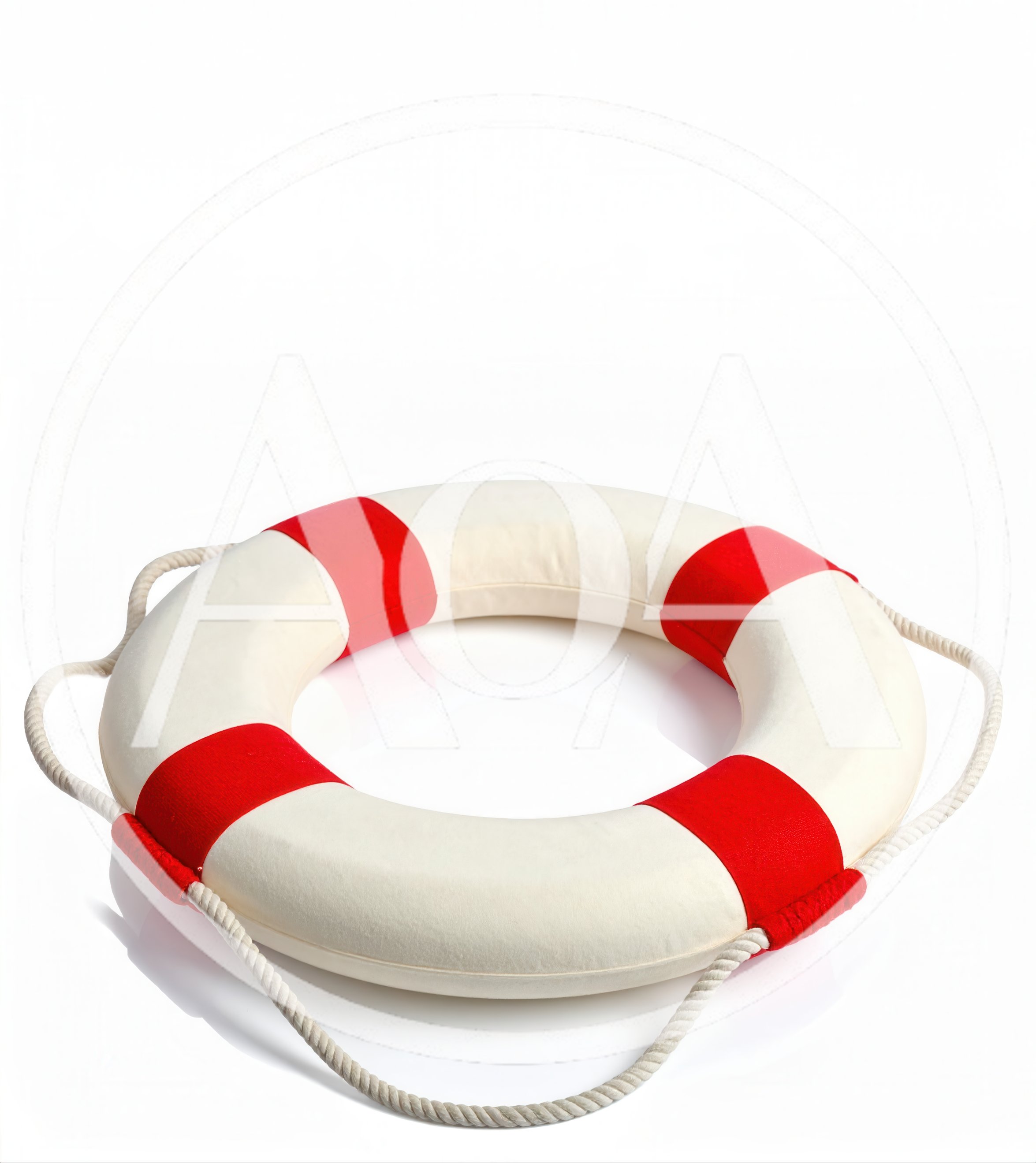 Classic Red and White Lifebuoy Ring