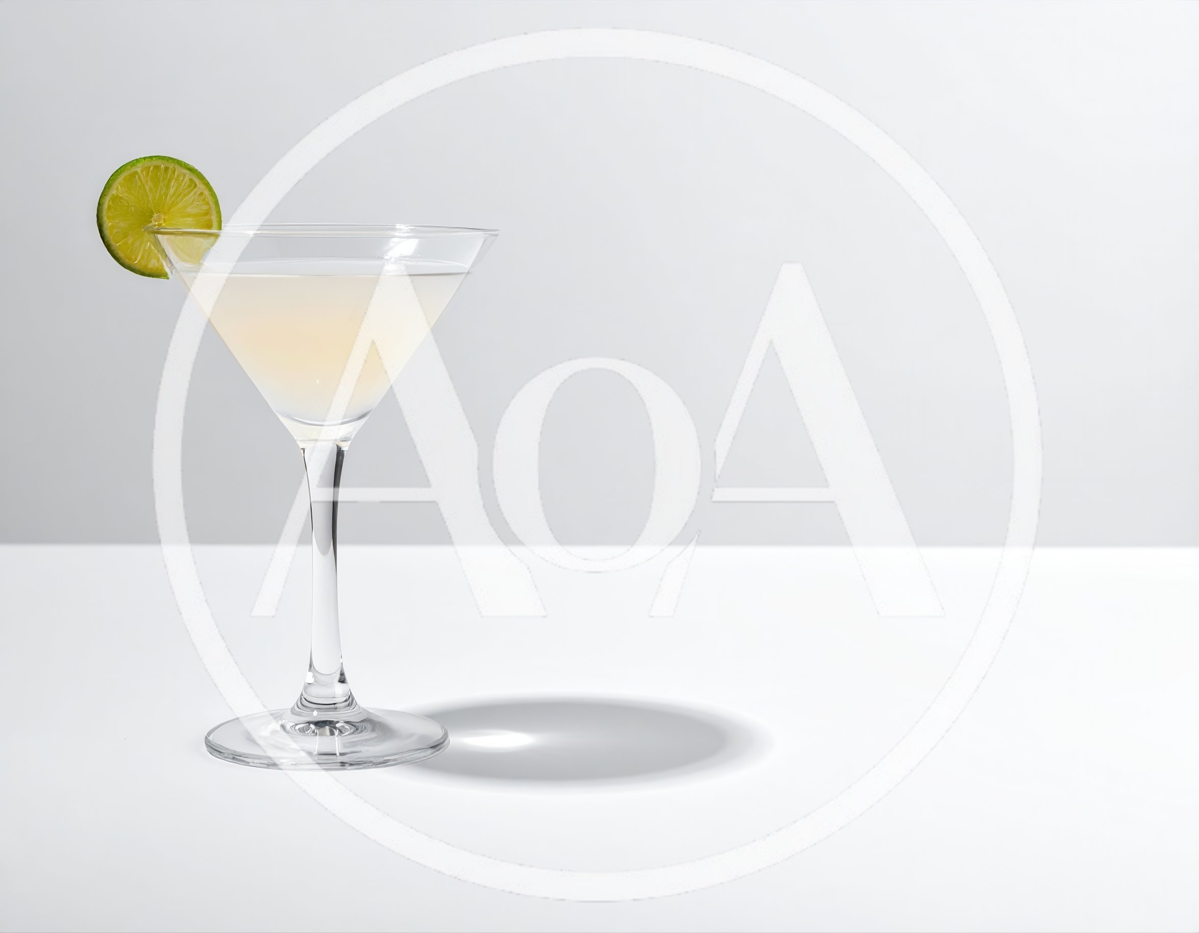 Classic Daiquiri Cocktail In A Martini Glass