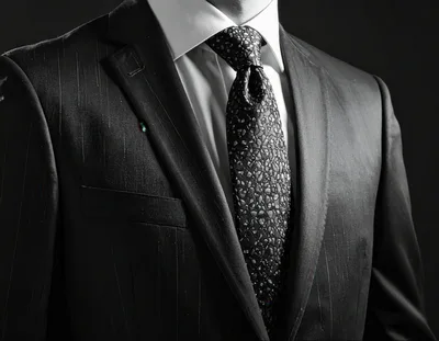 Close Up Of A Man In A Formal Suit
