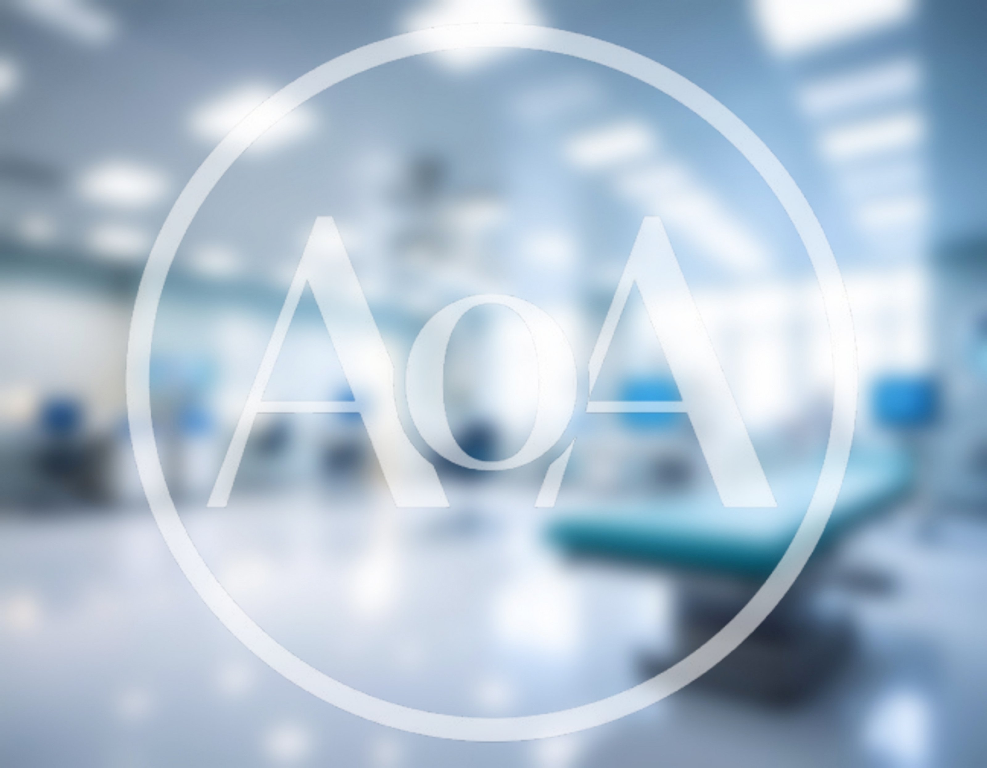 Blurred Modern Hospital Operating Room Interior