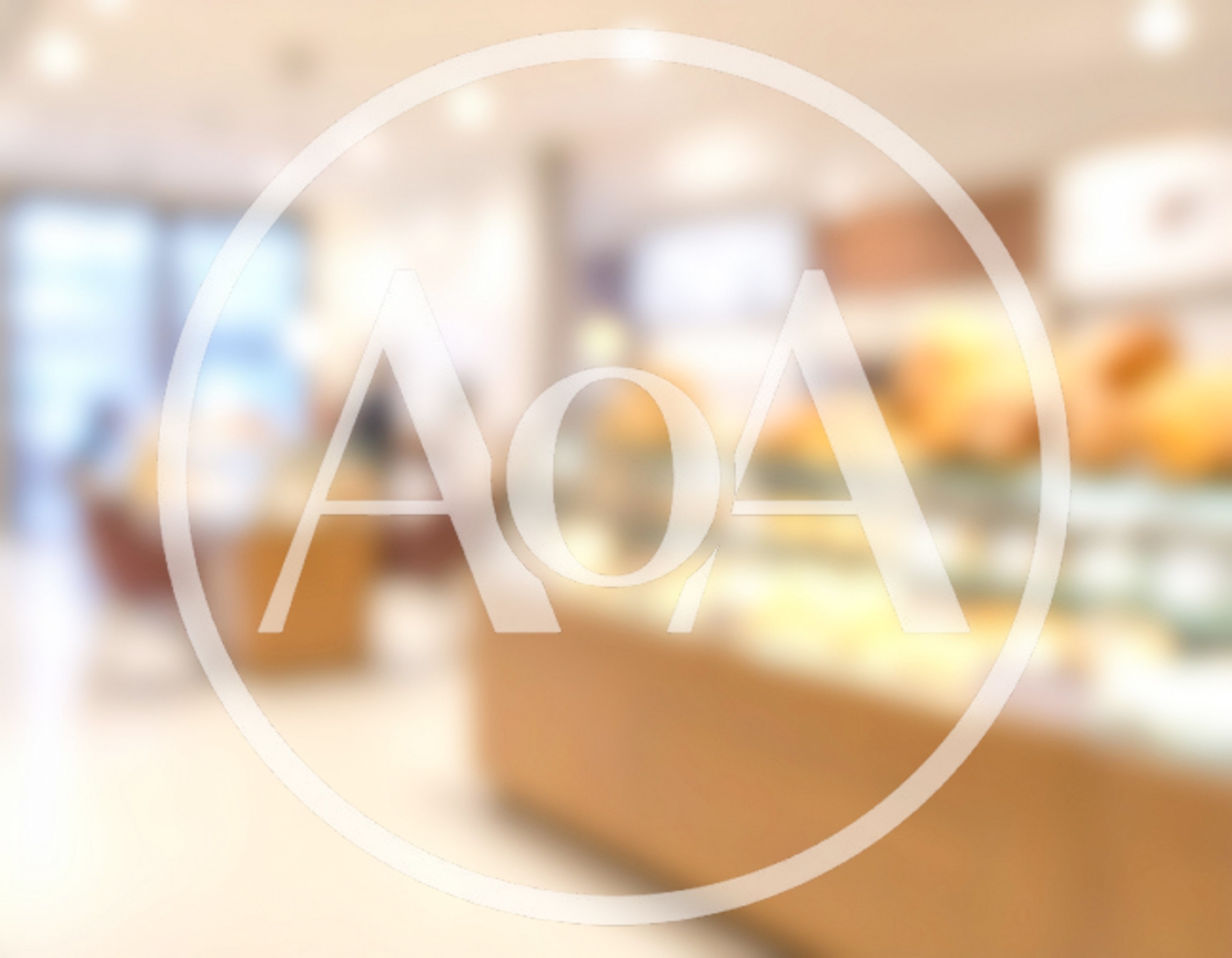Blurred Interior View Of A Modern Bakery Cafe