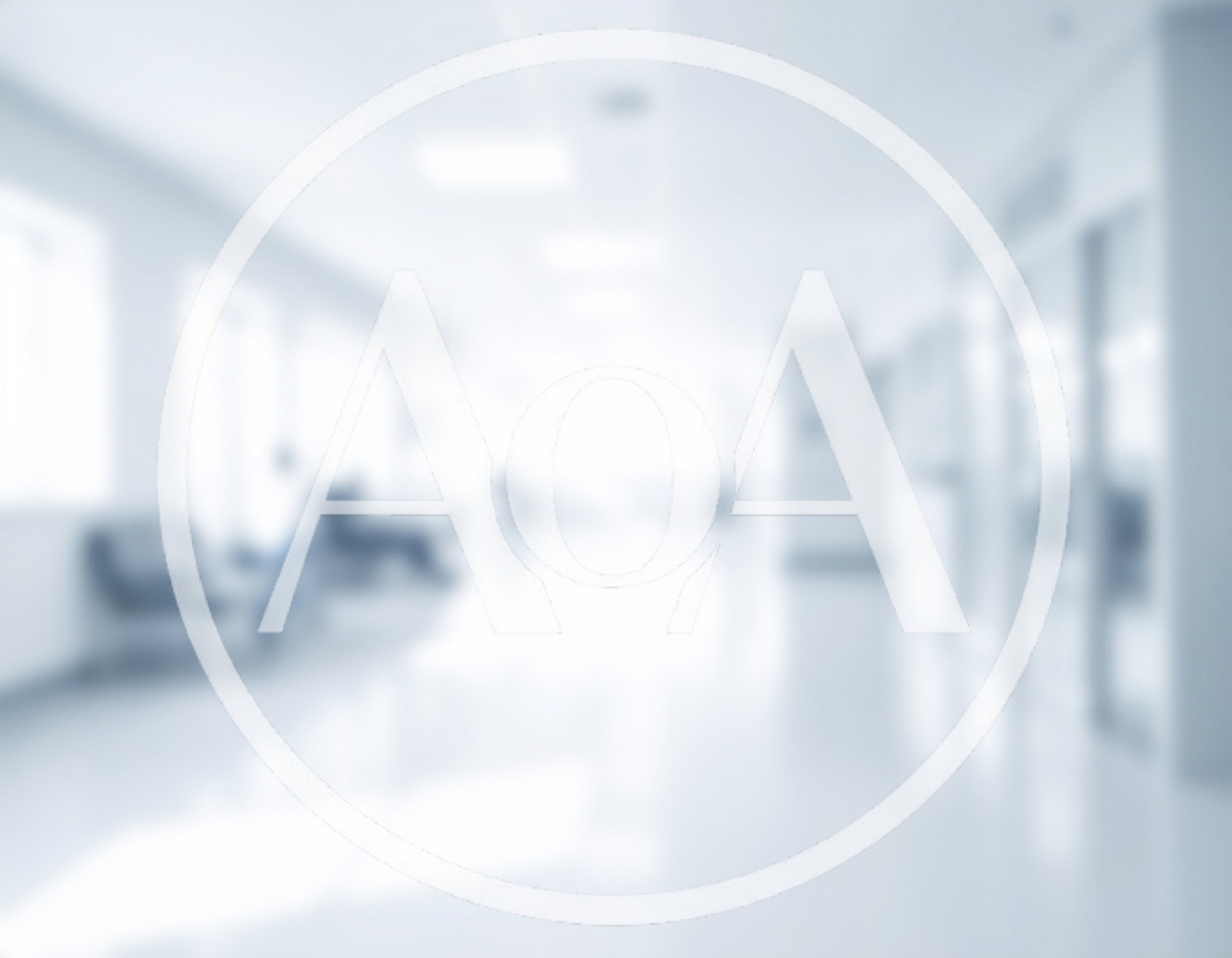 Blurred Hospital Corridor With Waiting Area