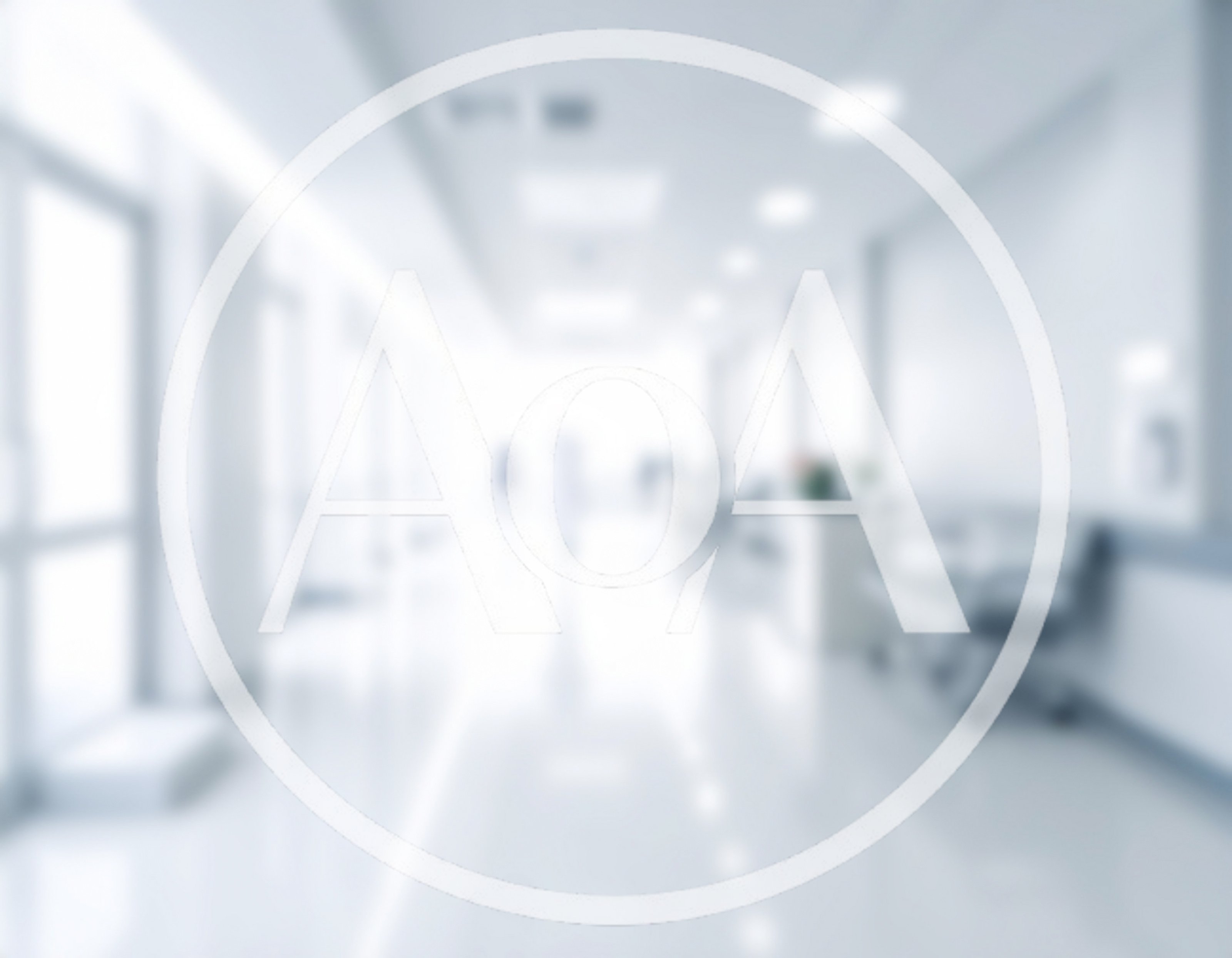 Blurred Hospital Corridor With Bright Natural Lighting