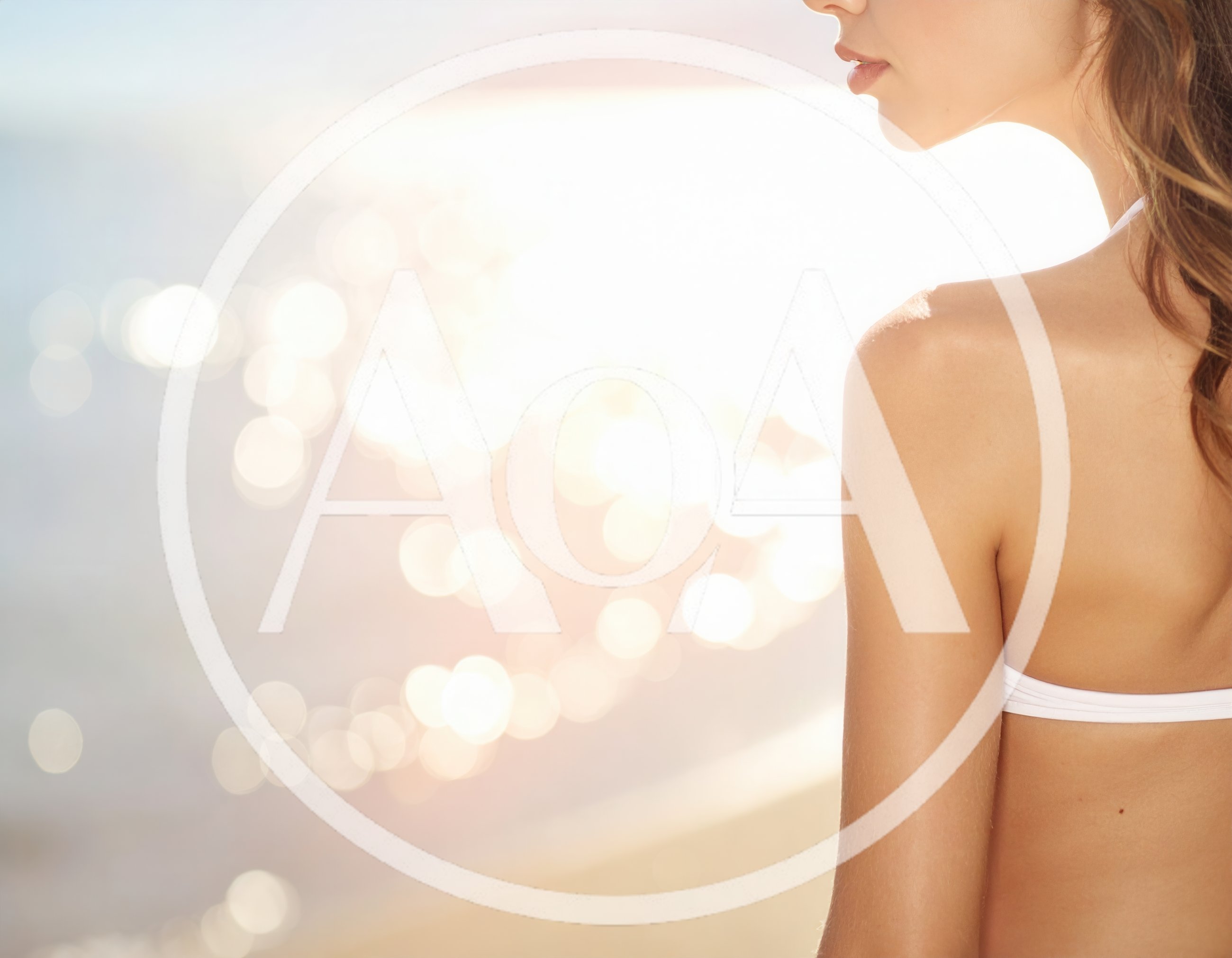 Woman In Bikini Enjoying Sunny Beach Vacation