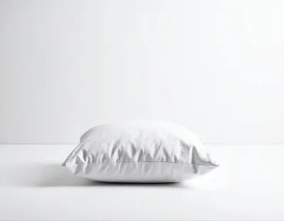 White Pillow Resting On A Clean Surface