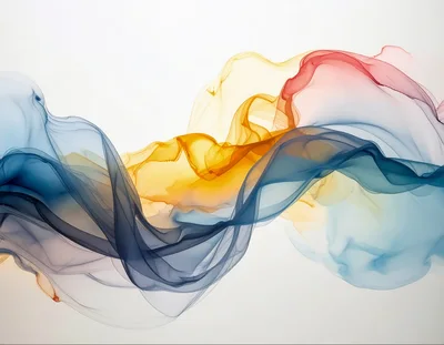 Abstract Alcohol Ink Flowing Wave Background