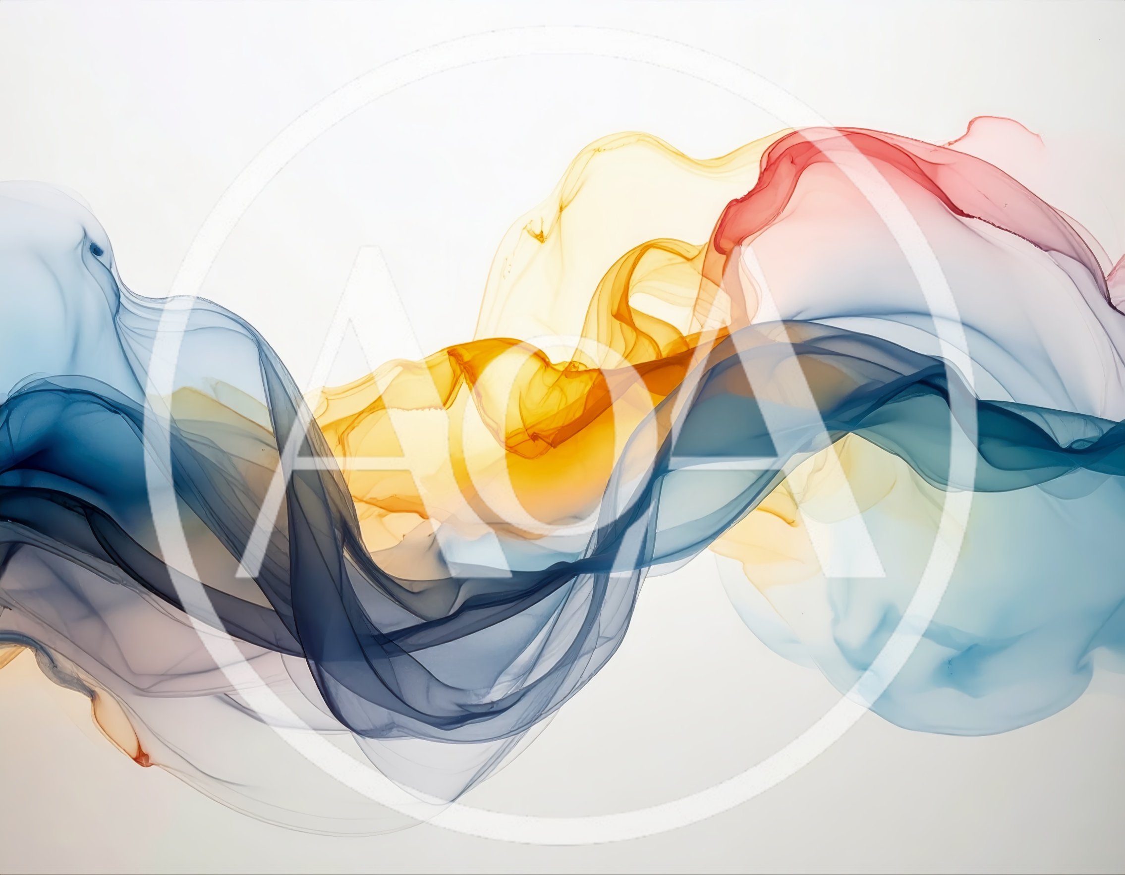 Abstract Alcohol Ink Flowing Wave Background