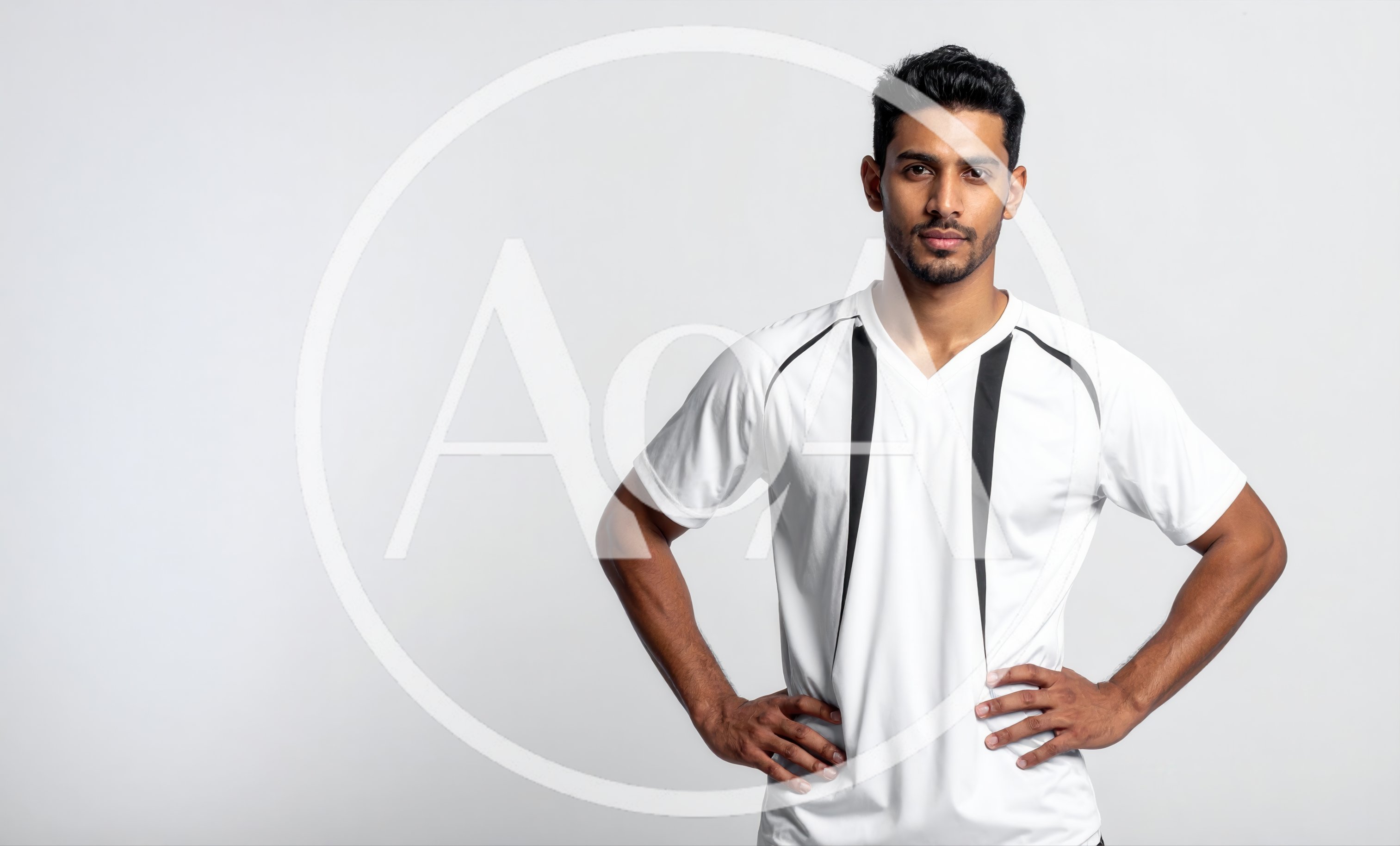 Portrait of a Confident Male Soccer Player