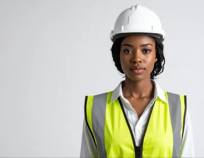 Portrait Of A Professional Female Construction Engineer
