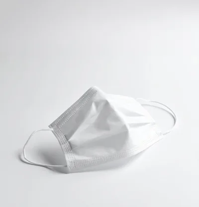 White Disposable Surgical Face Mask