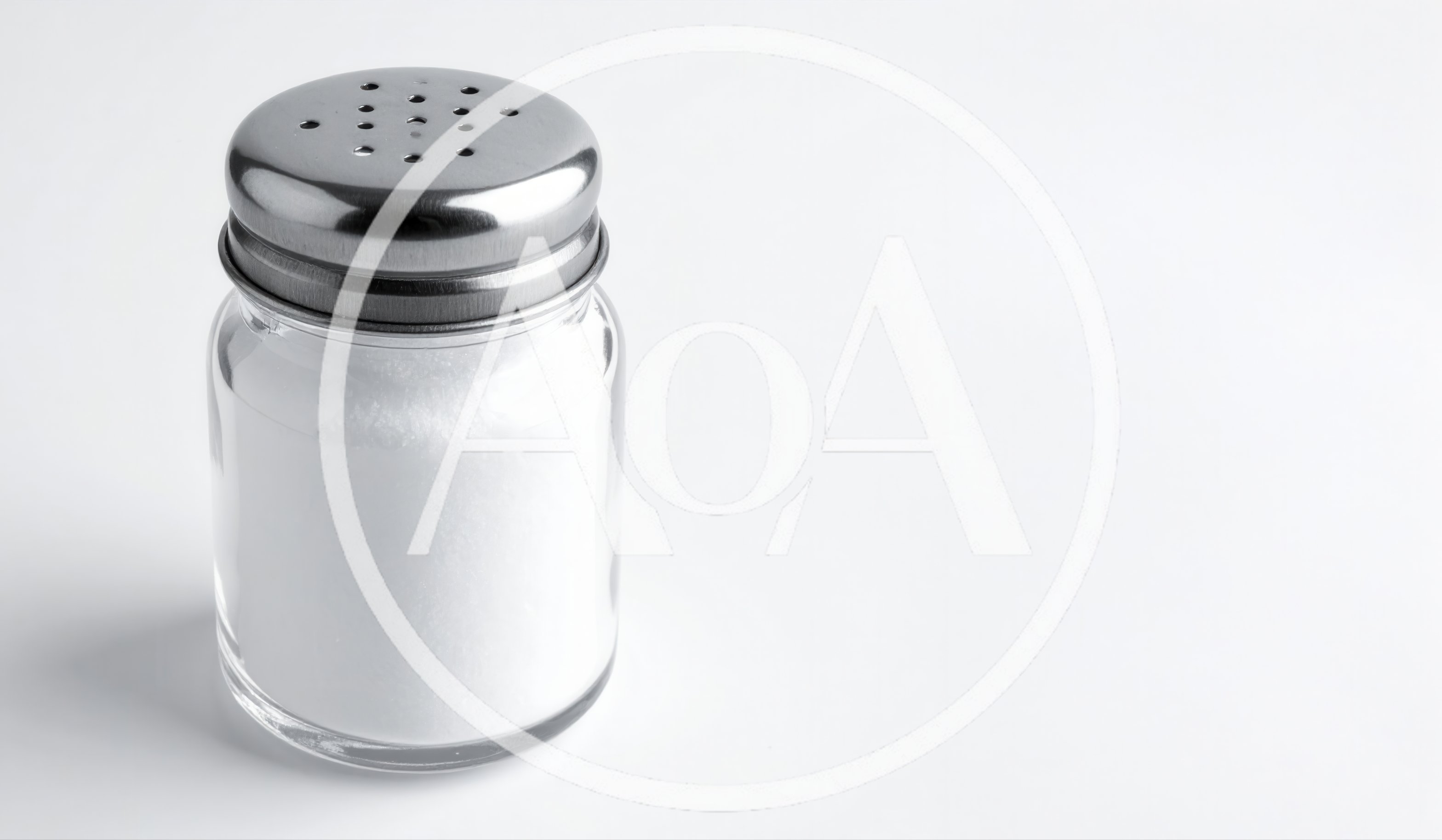 Glass Salt Shaker With Metal Lid
