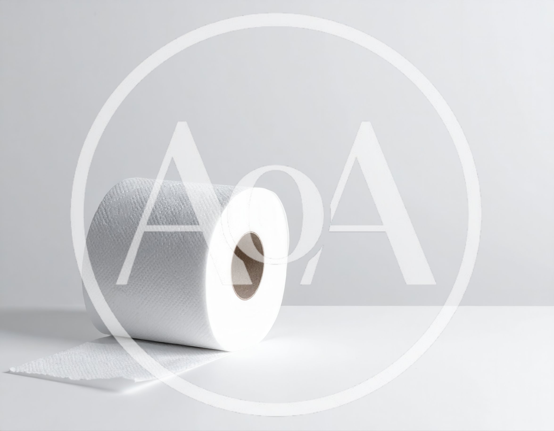 Single Roll Of White Toilet Paper