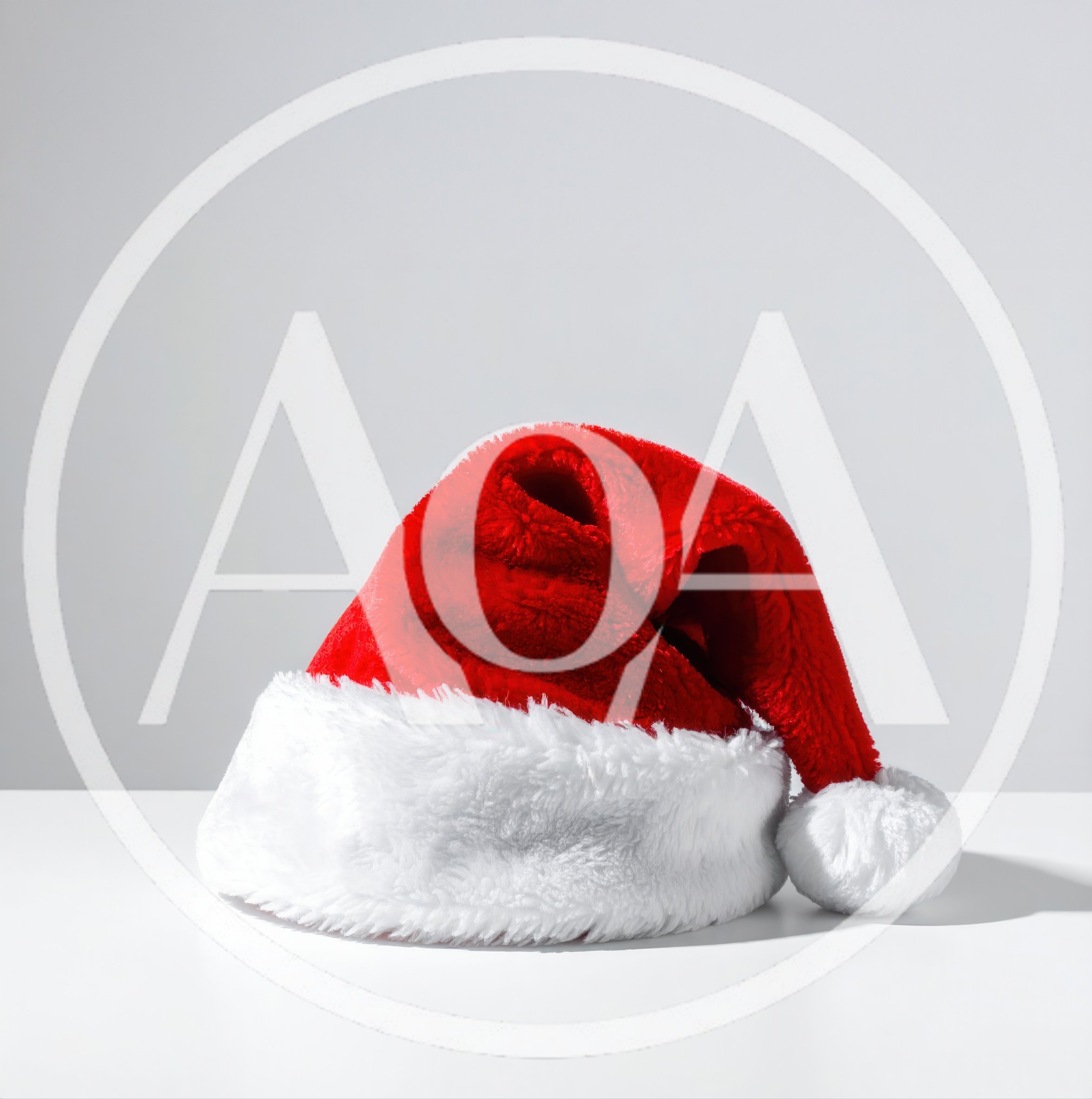 Red Santa Claus Hat On White Surface