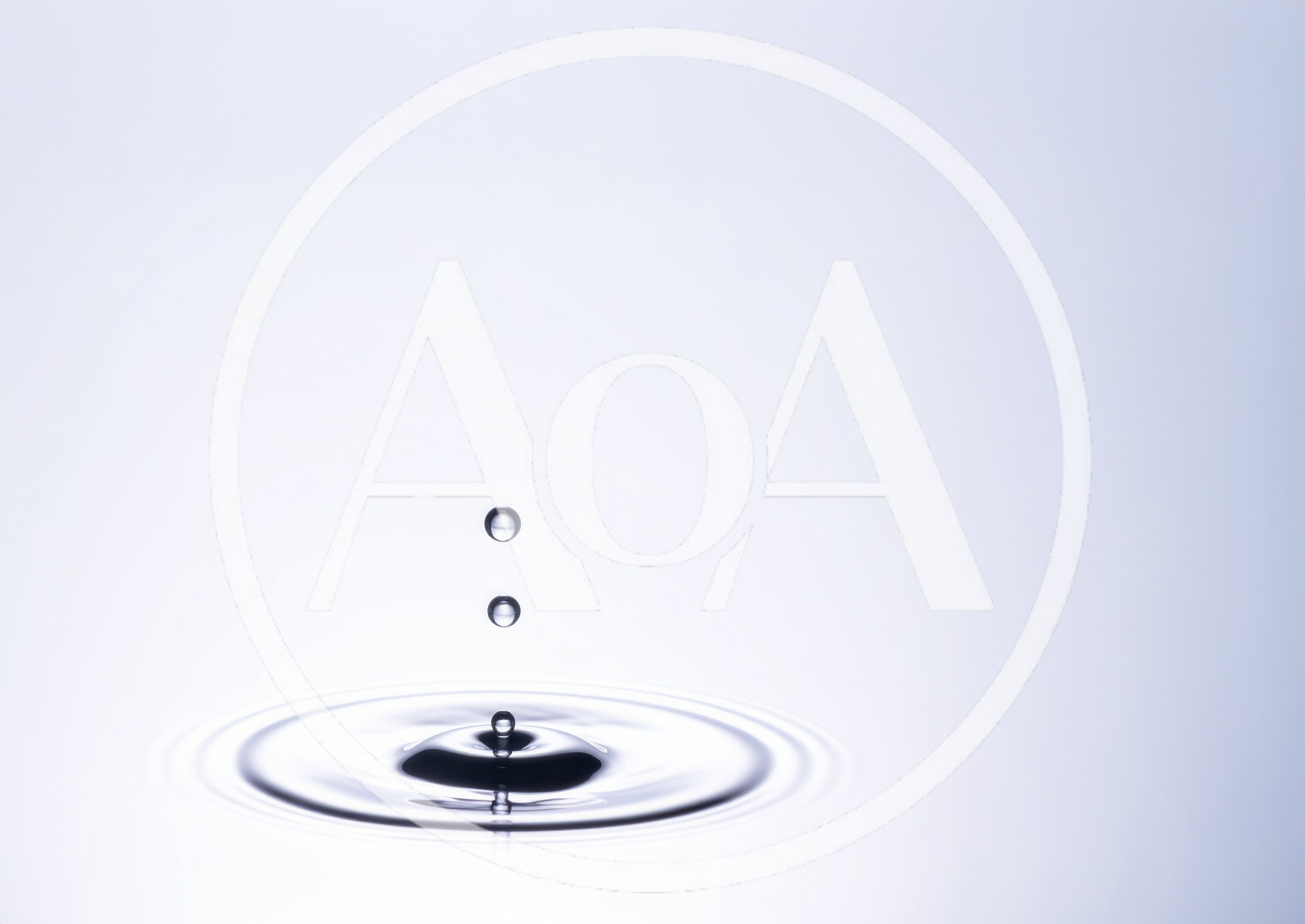 Water Droplets Falling Into A Calm Pool