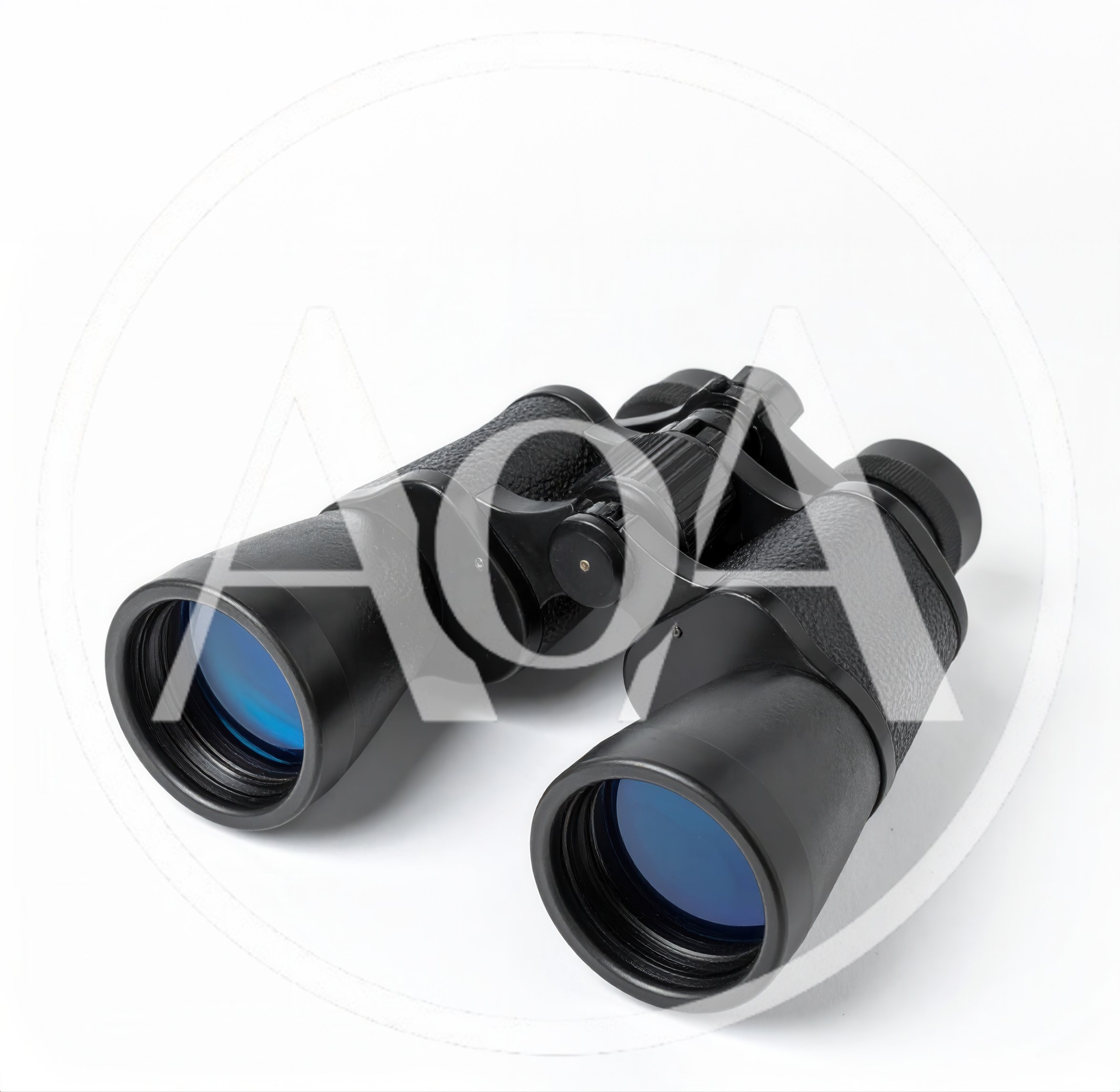 Black Binoculars Isolated On White Background
