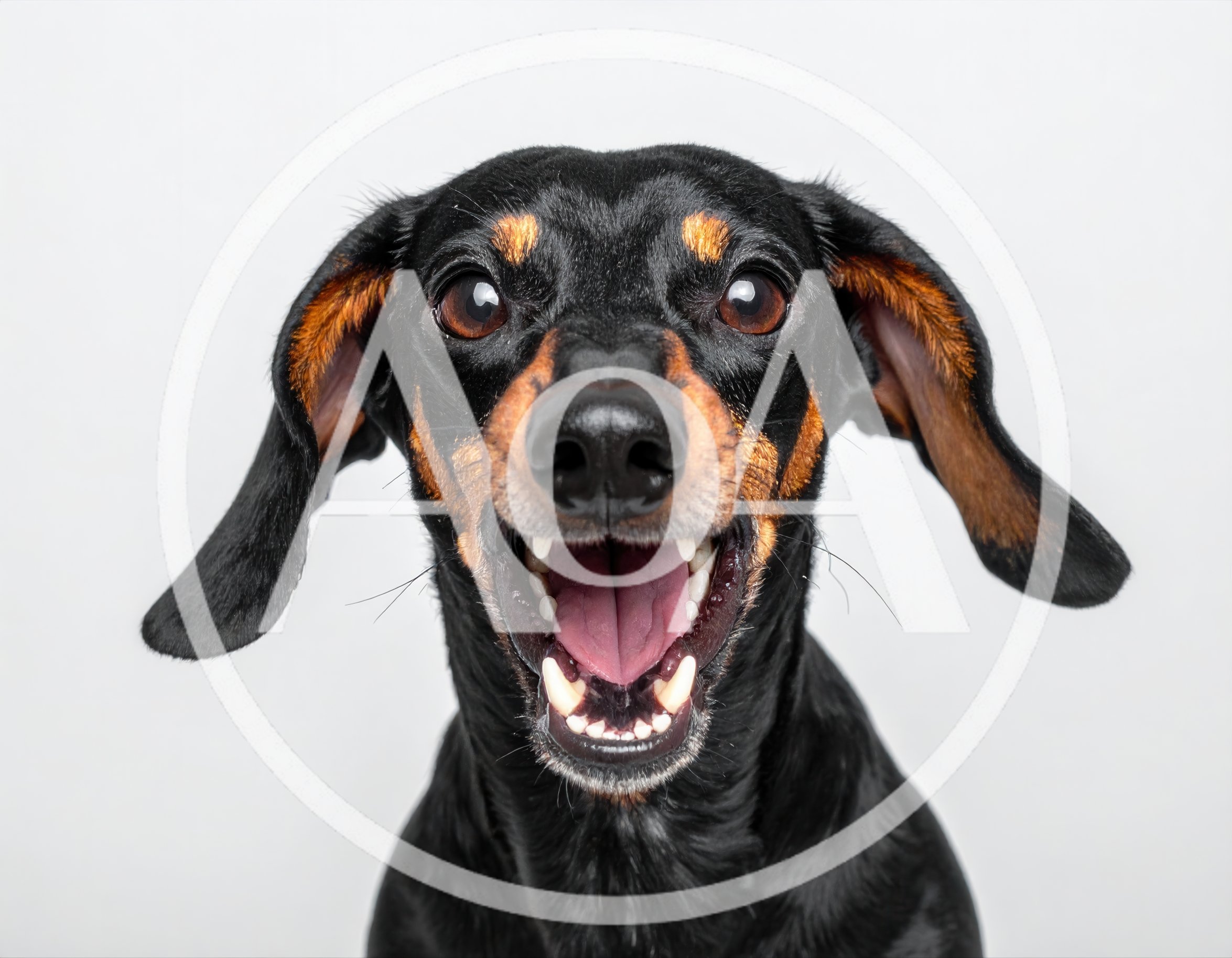 Portrait Of A Happy Dachshund Dog
