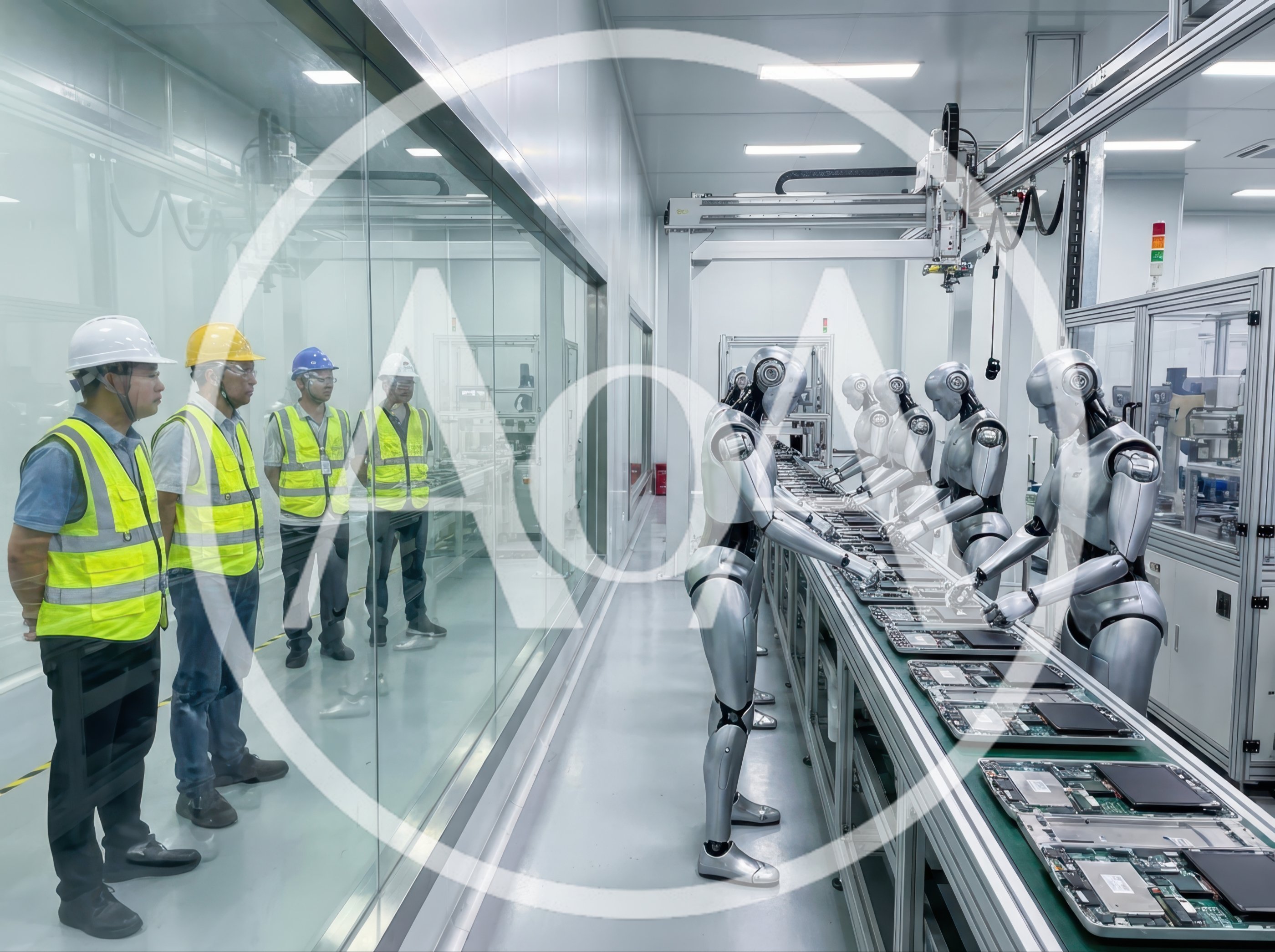 Human Supervisors Observing Robotic Assembly Line