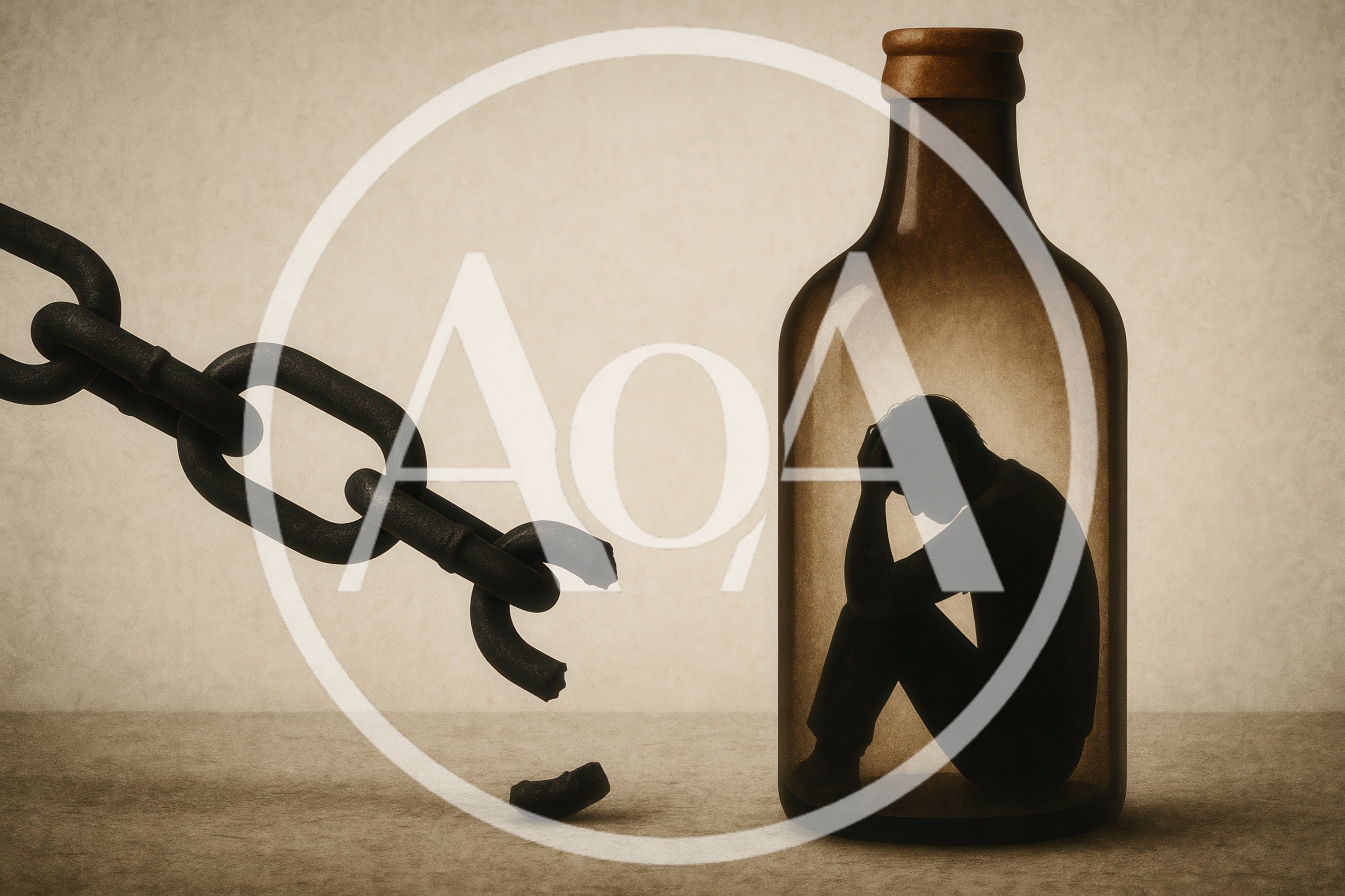 Conceptual Illustration Of Addiction And Mental Confinement