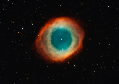 The Helix Nebula In Deep Space