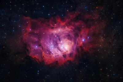 Lagoon Nebula Deep Space Astronomical Photography