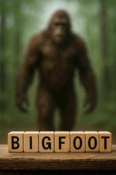 Bigfoot Wooden Blocks on Wooden Surface