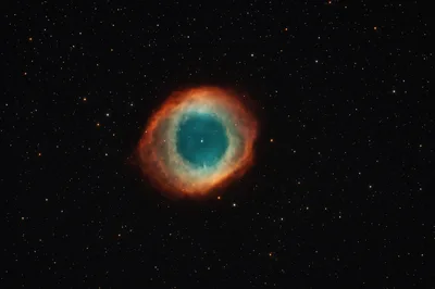 The Helix Nebula Planetary Nebula In Deep Space
