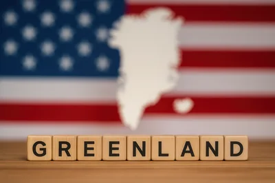 Greenland Word Spelled With Wooden Blocks