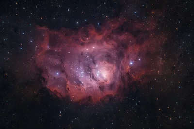 Lagoon Nebula Deep Space Astronomical Photography