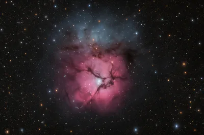 Trifid Nebula Deep Space Astronomical Photography