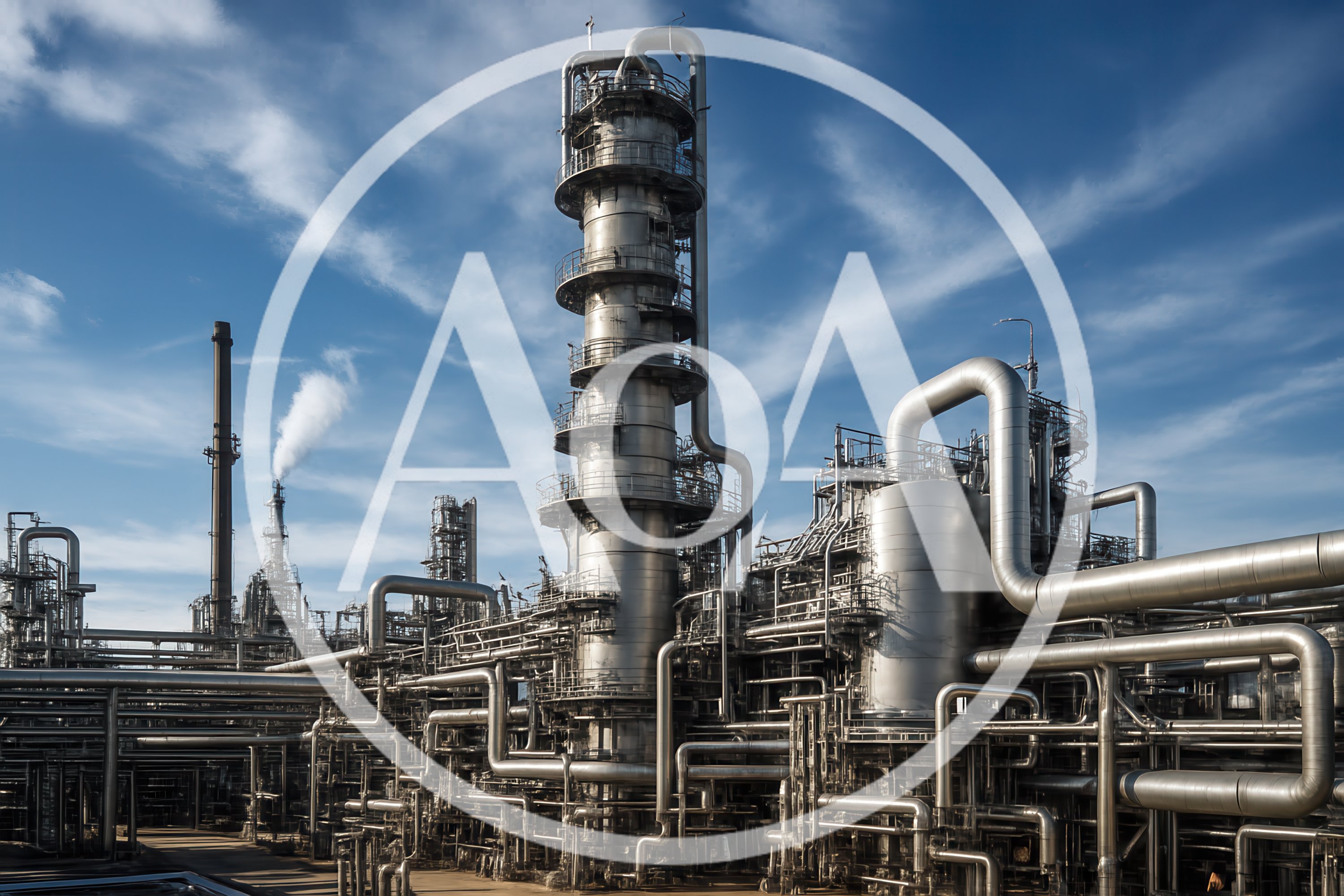 Industrial Oil Refinery Processing Plant Infrastructure