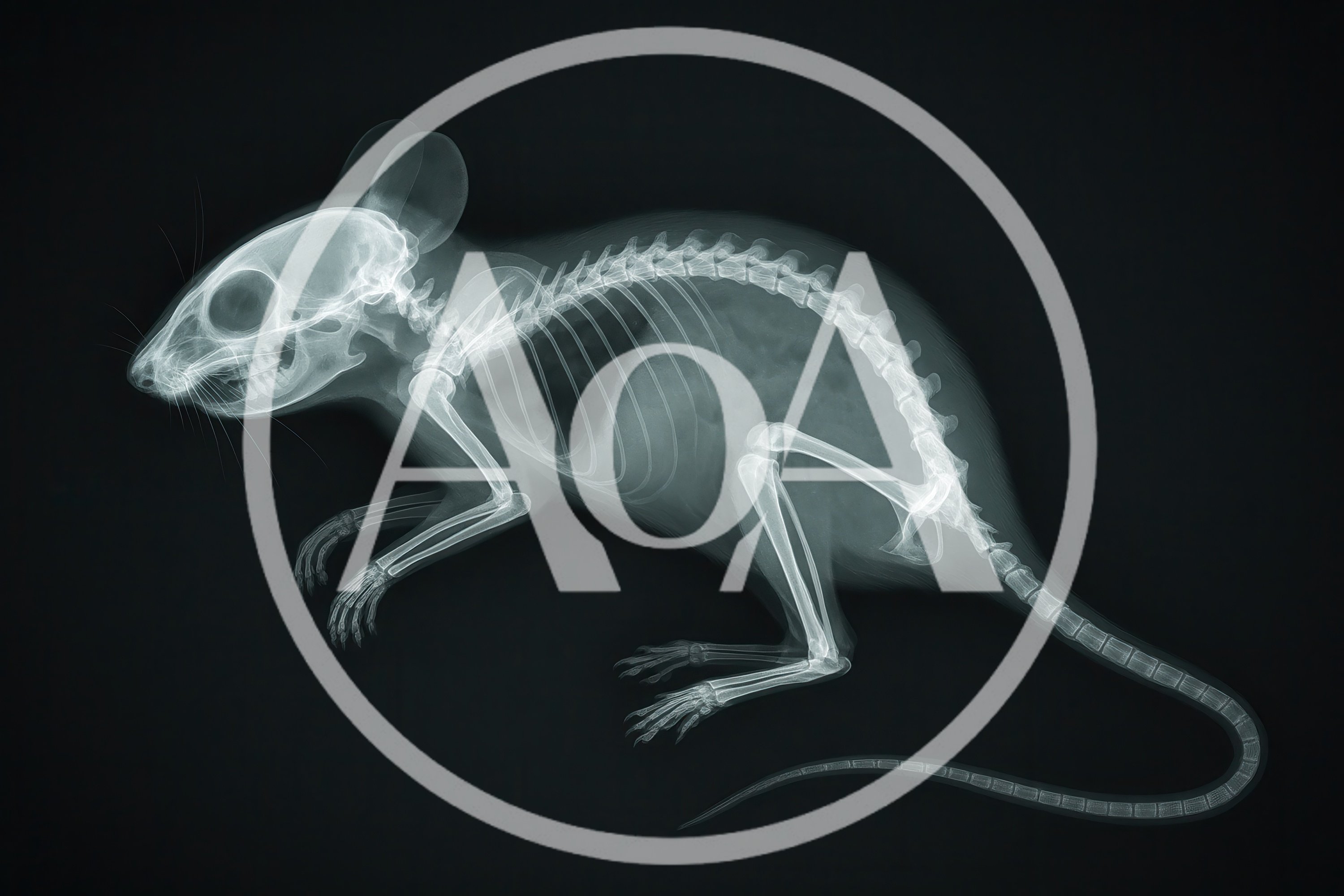 X-Ray Radiograph Of A Laboratory Mouse