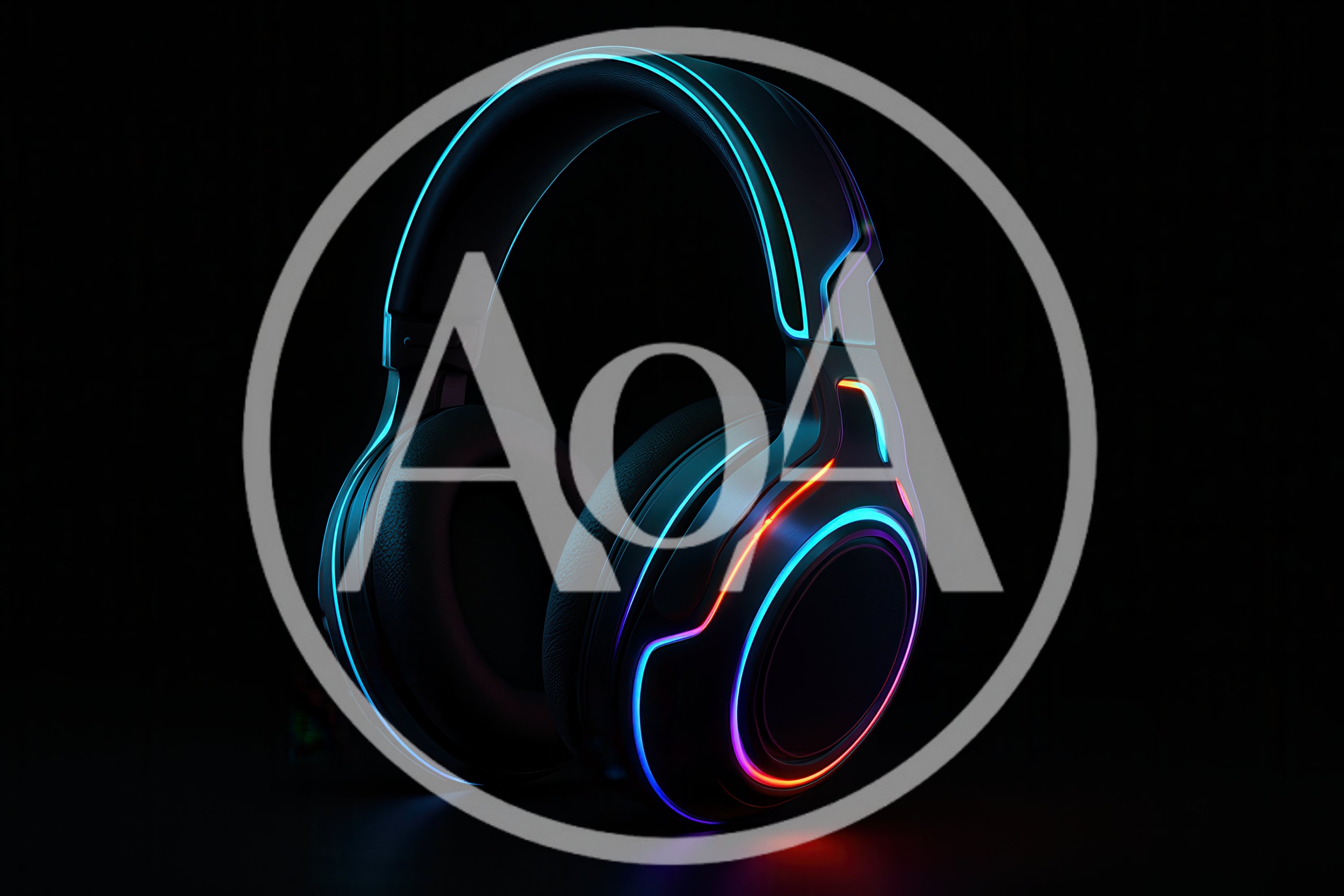 Gaming Headphones With Neon RGB Lighting